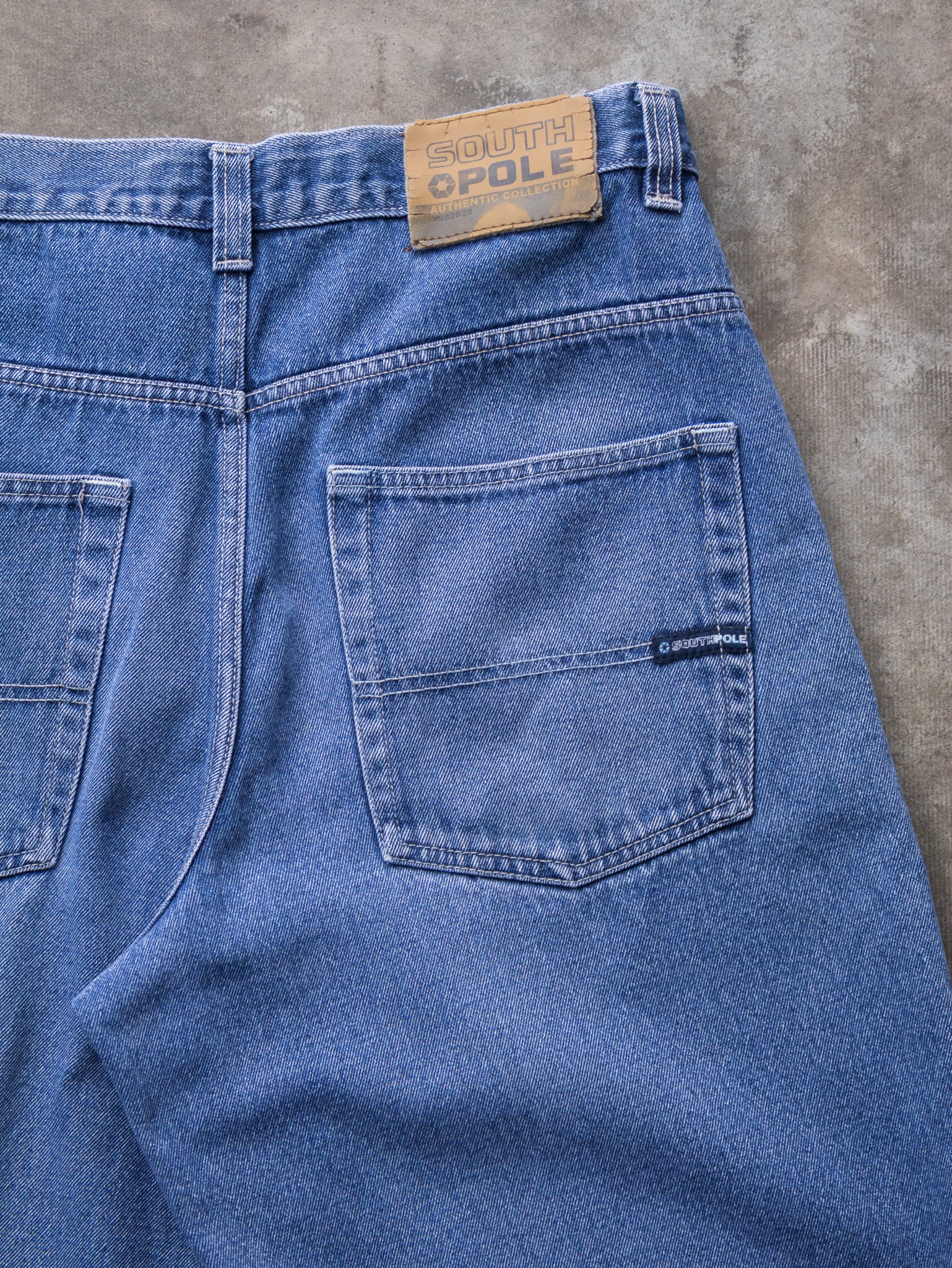 Vintage Blue Southpole Denim Shorts (W36)