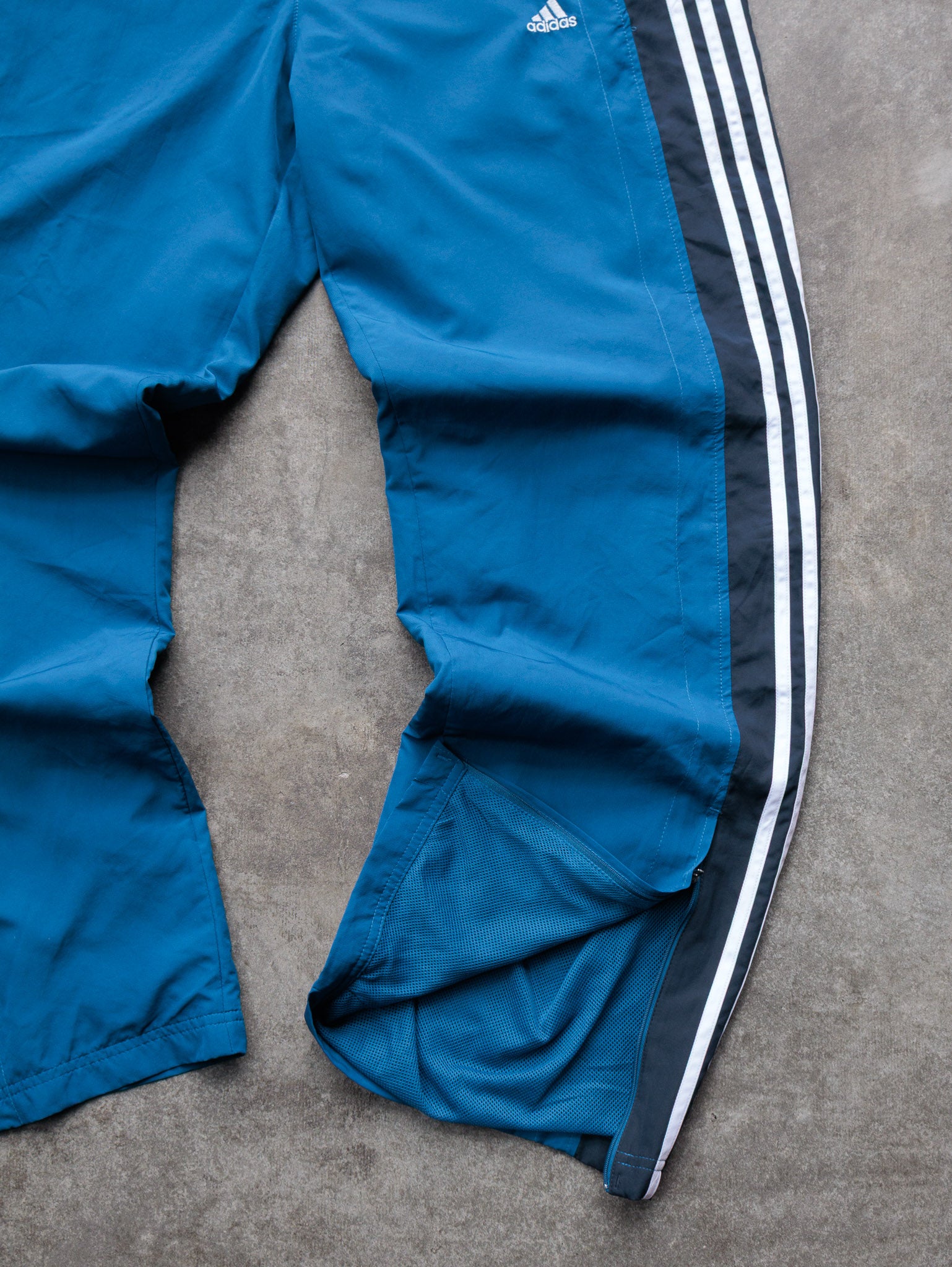 Vintage 00s Teal Adidas Track Pants (L)