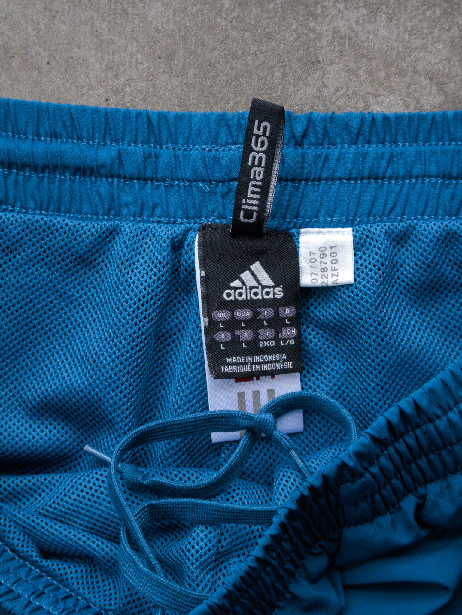 Vintage 00s Teal Adidas Track Pants (L)
