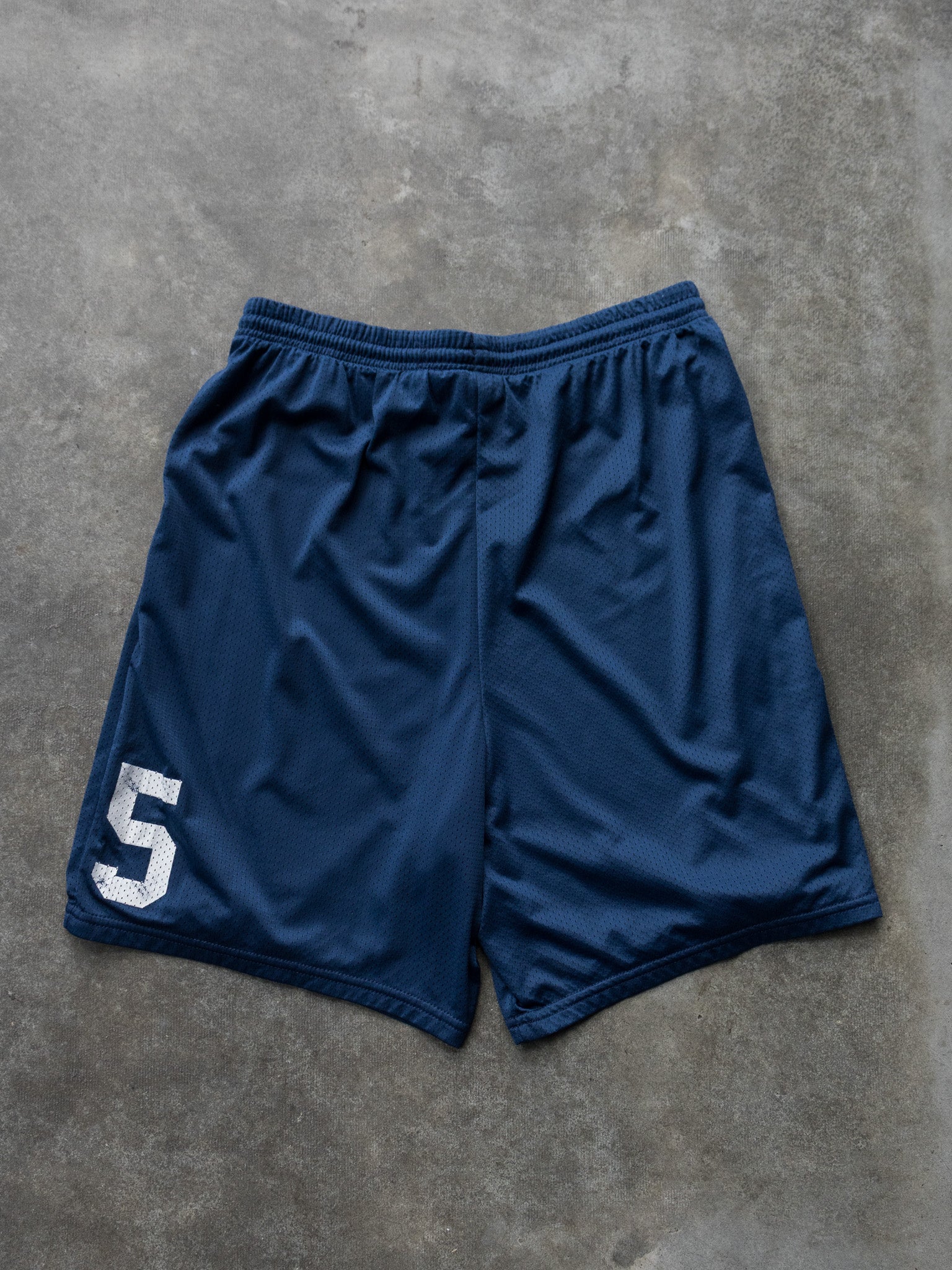 Vintage Navy Nike Mesh Shorts (S)
