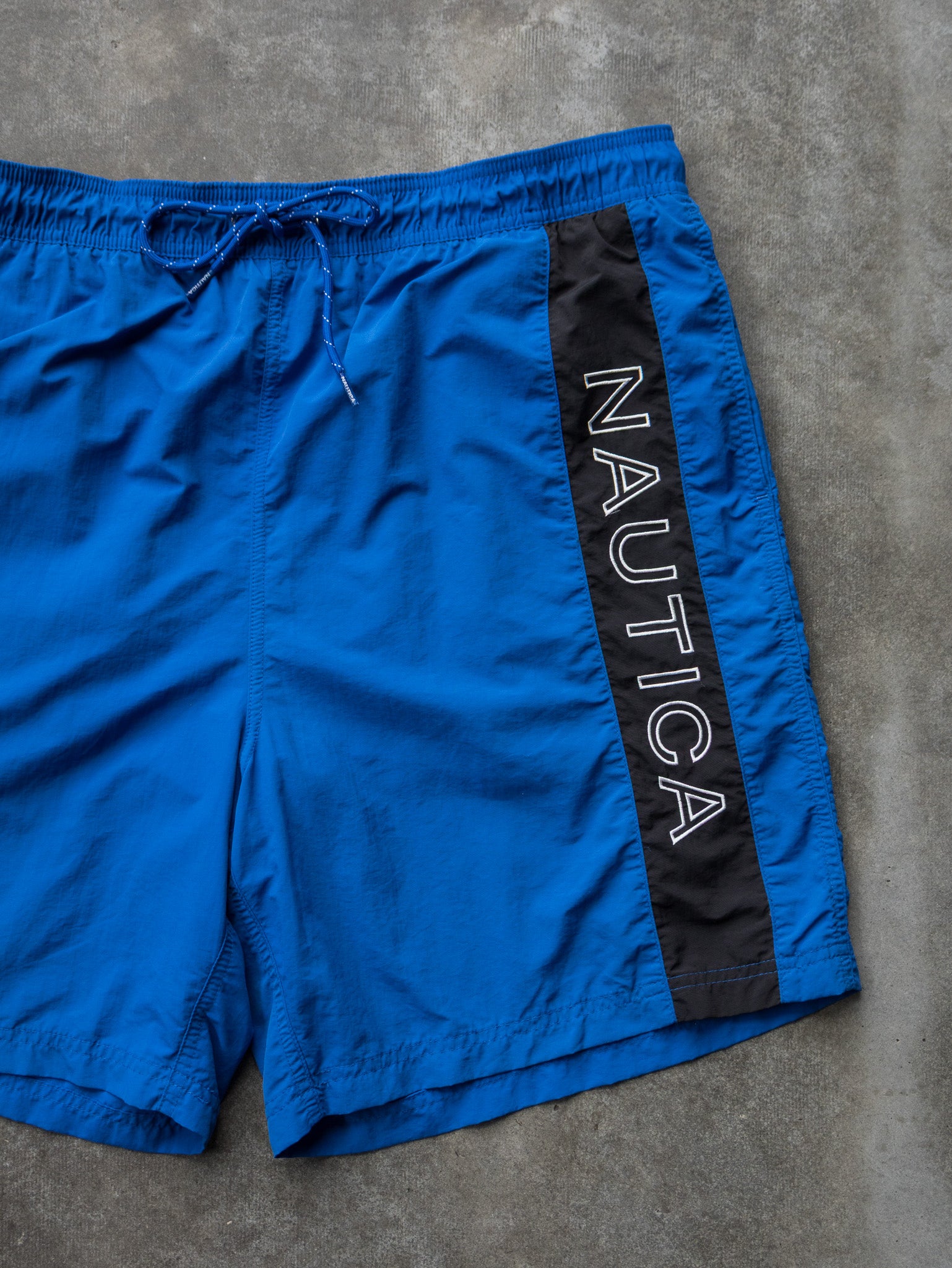 Vintage Blue Nautica Swim Shorts (L)