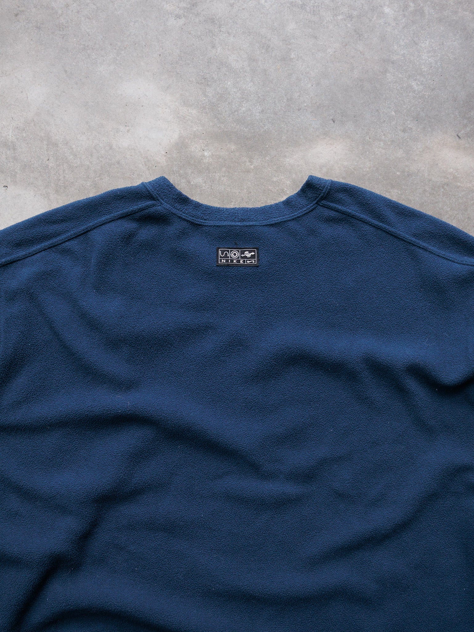 Vintage 00s Navy Nike Fleece Sweatshirt (2XL)