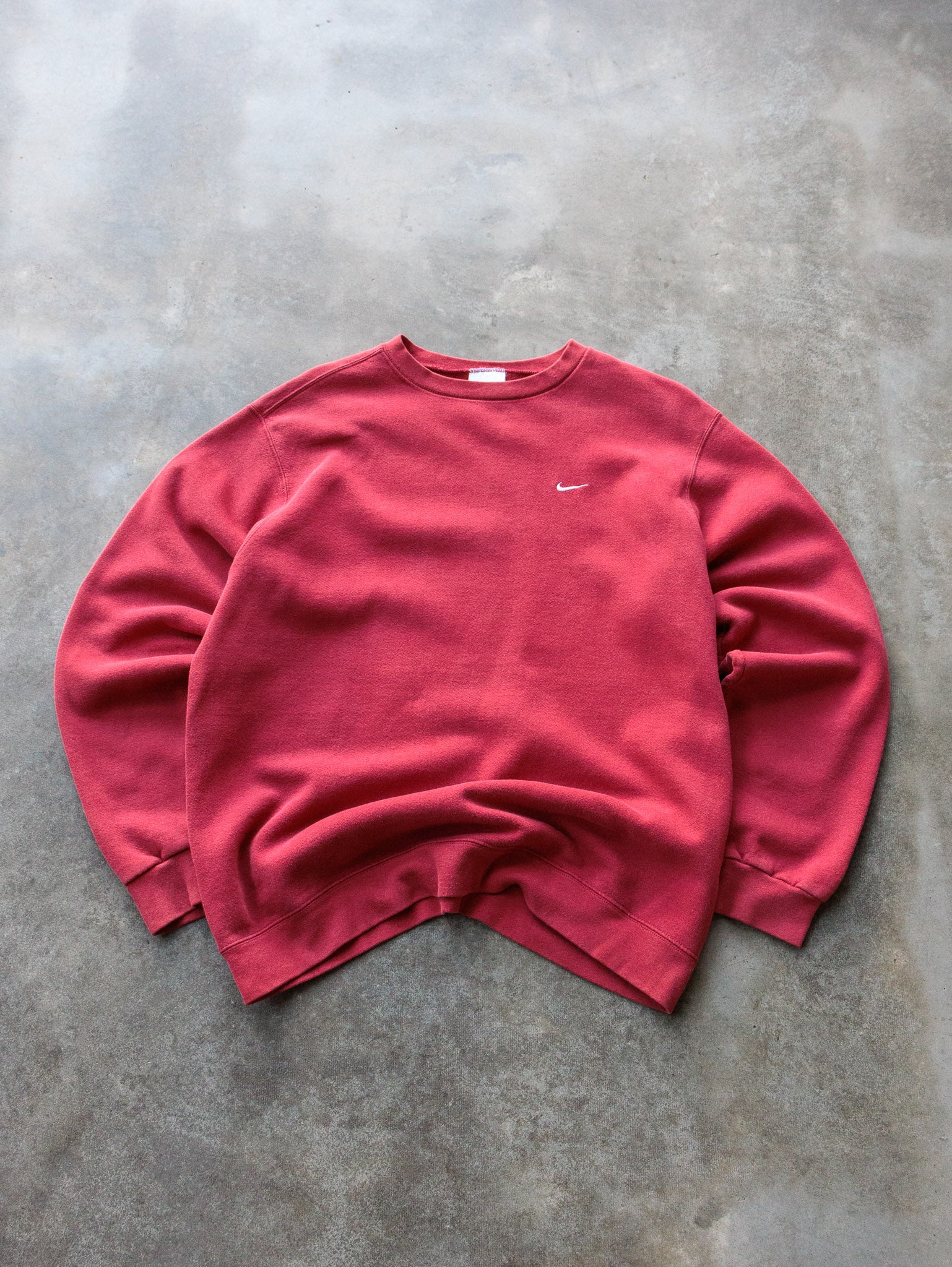 Vintage 90s Faded Red Nike Sweatshirt (L)