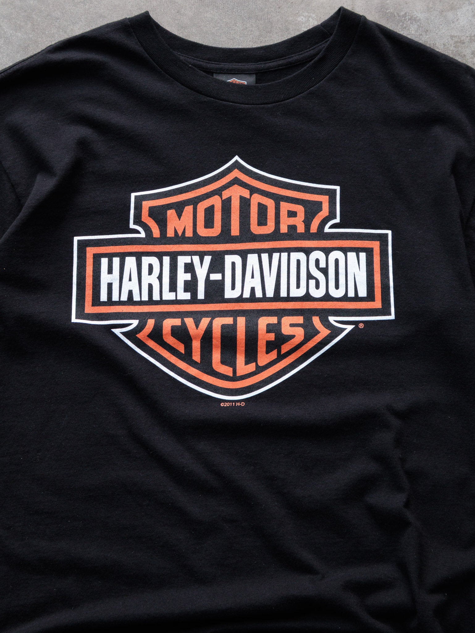 Vintage Black Harley-Davidson Asheboro NC Tee (L)