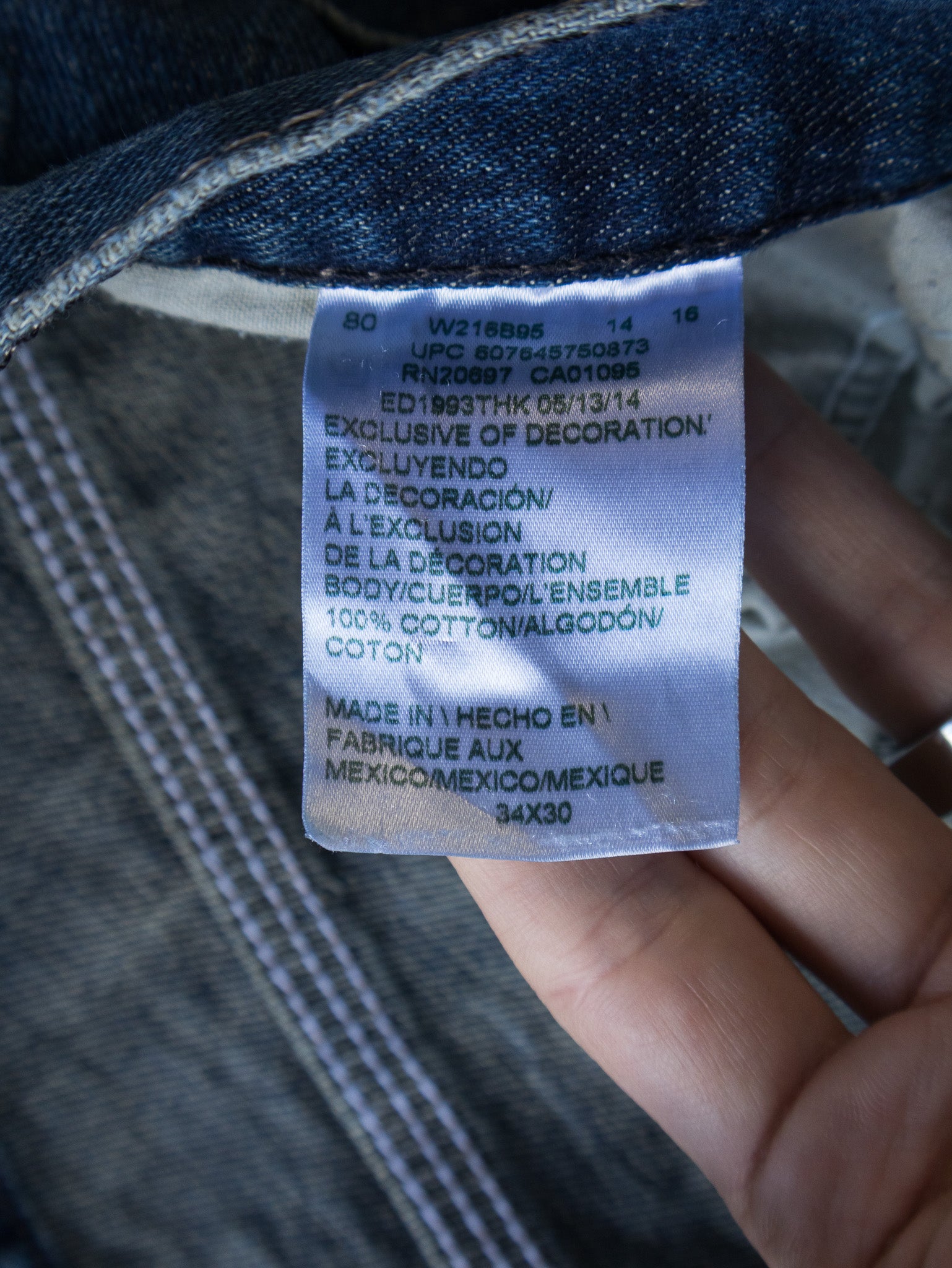 Vintage Mid Wash Dickies Carpenter Jeans (W34)