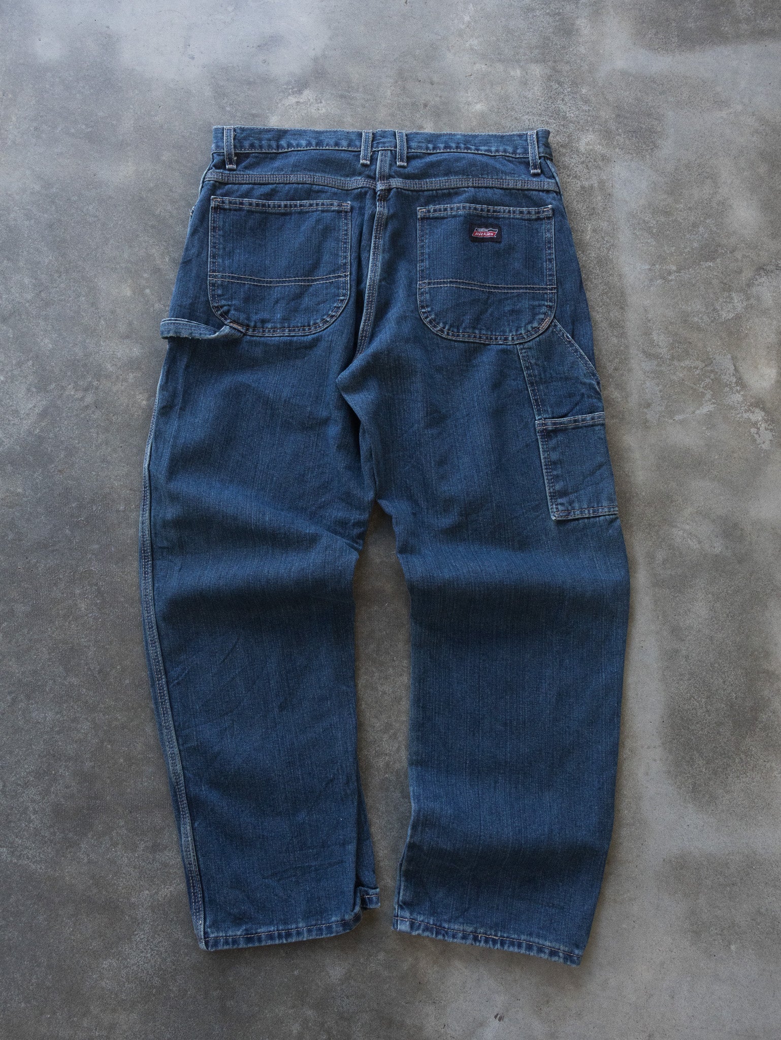 Vintage Mid Wash Dickies Carpenter Jeans (W34)