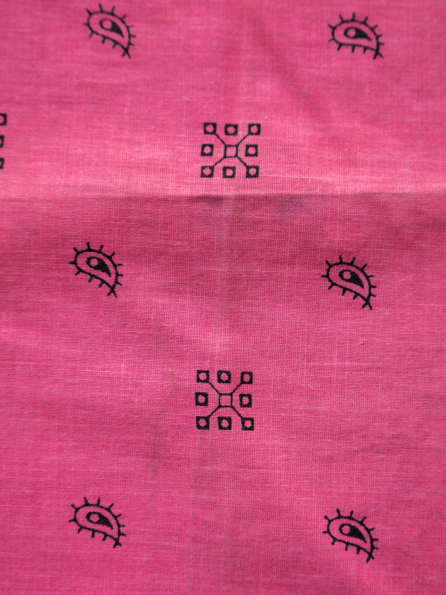 Vintage Bubblegum Pink Paisley Bandana