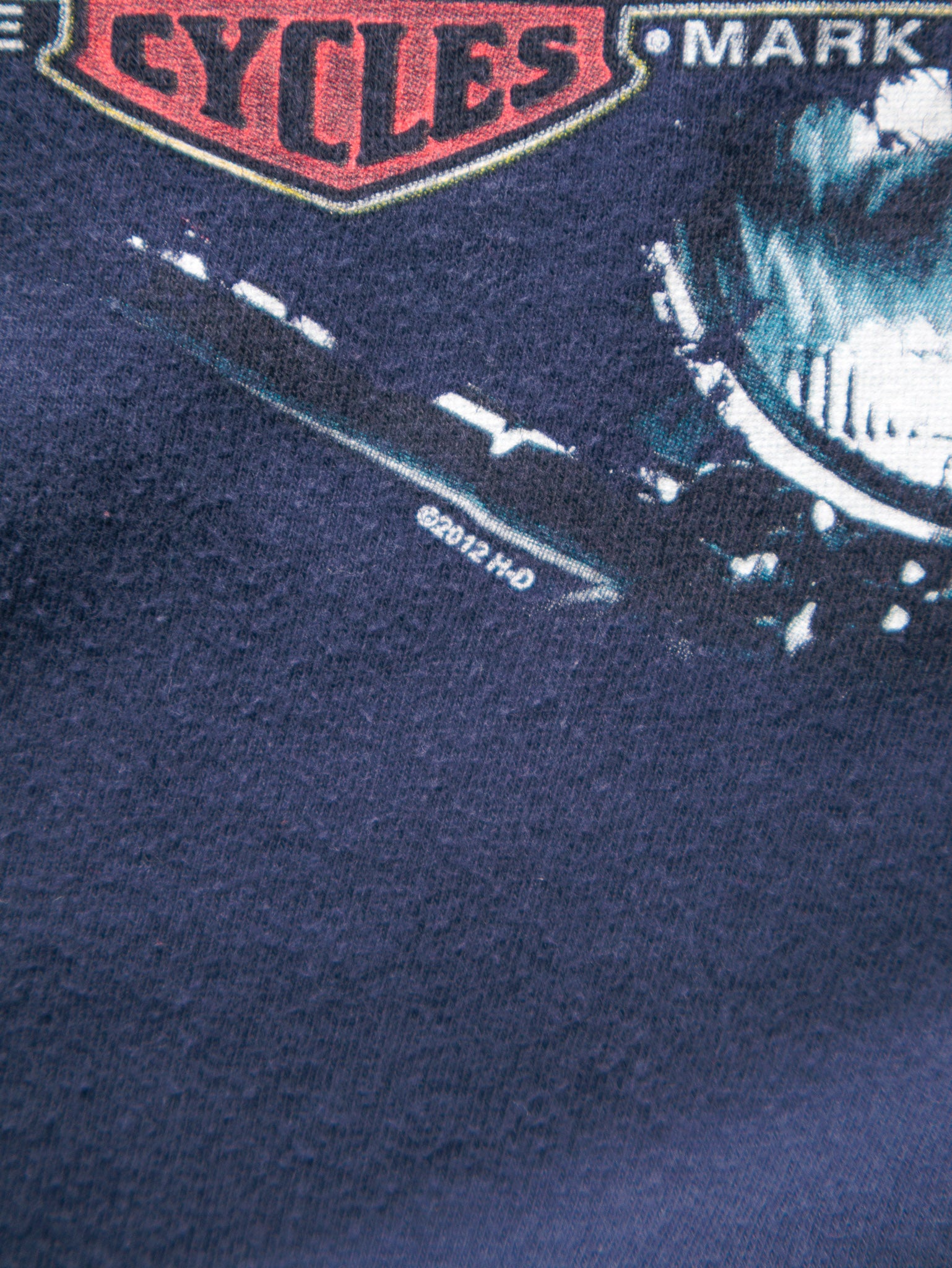Vintage 2012 Harley-Davidson Black Diamond Marion IL Tee (XL)