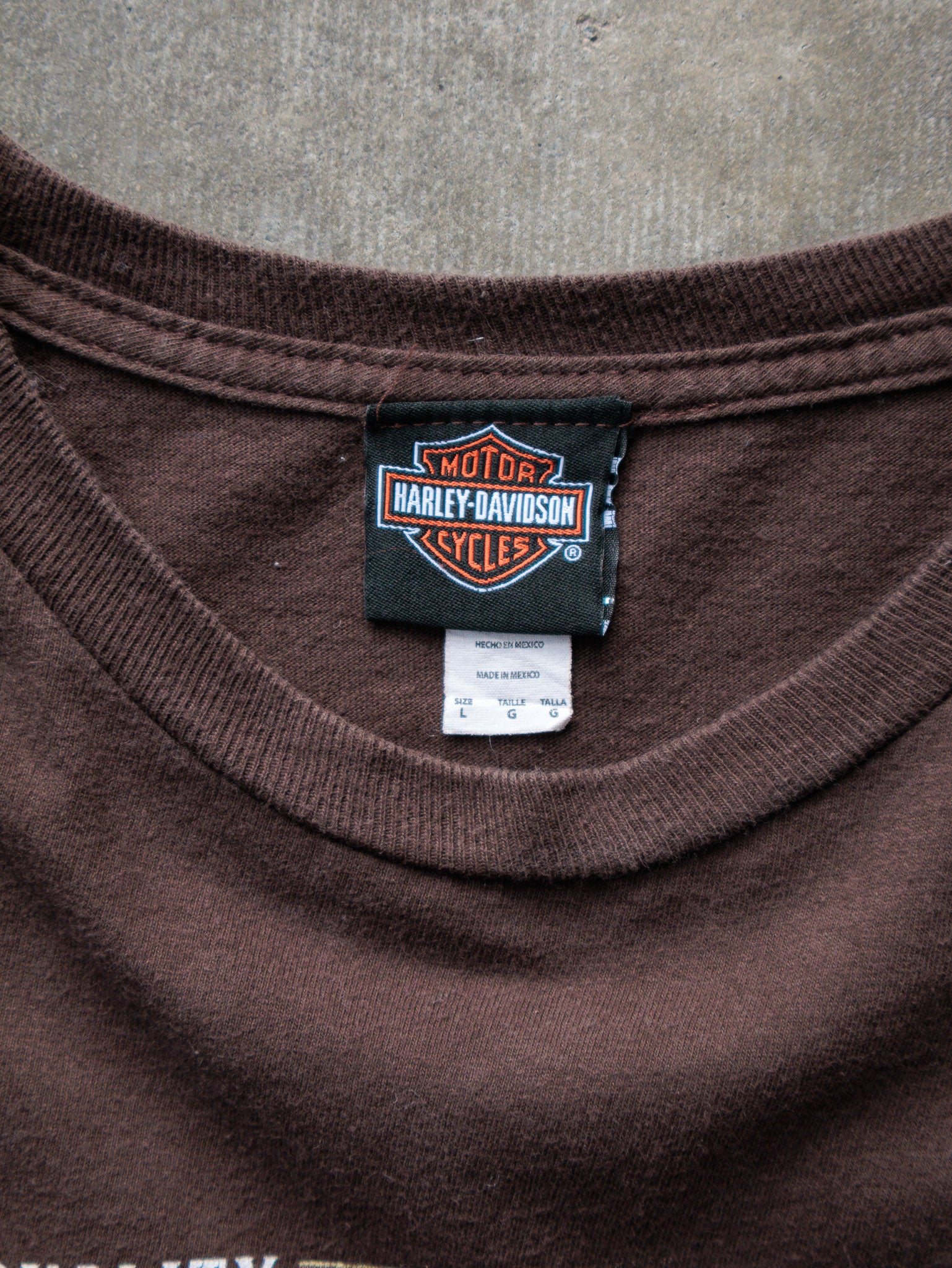 2019 Brown Harley-Davidson Grand Prairie Texas Tee (L)