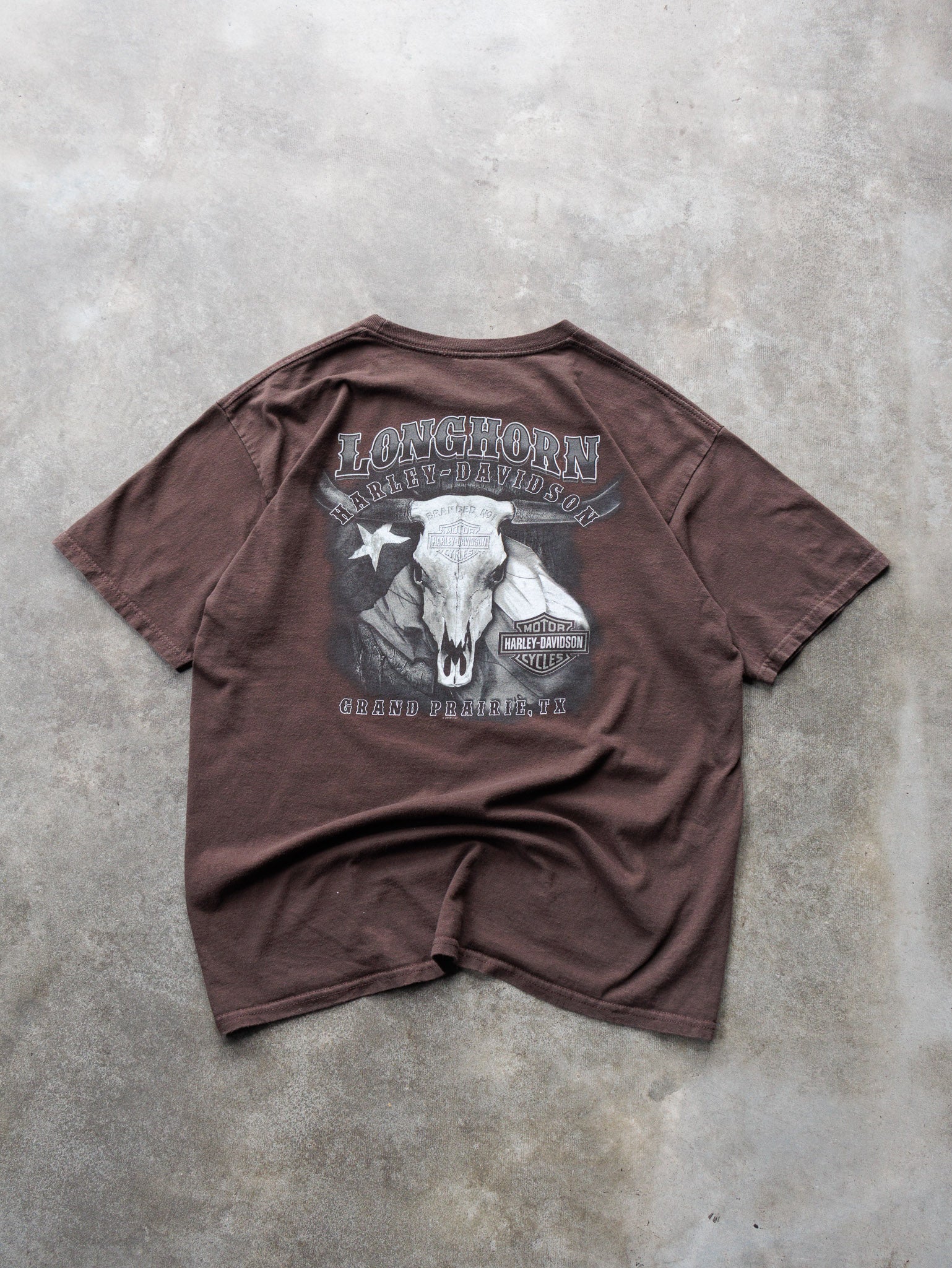 2019 Brown Harley-Davidson Grand Prairie Texas Tee (L)