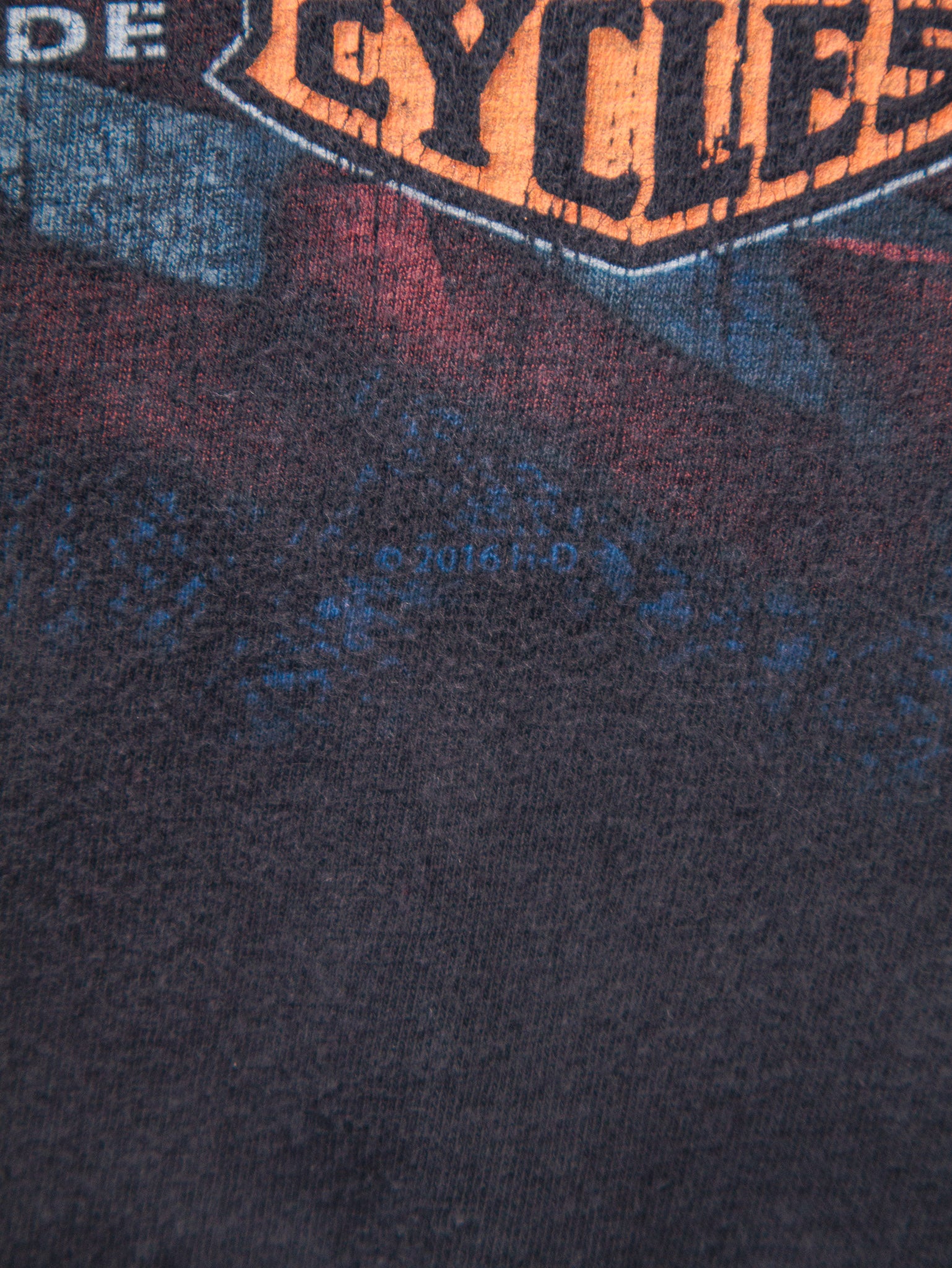 Vintage Black Harley-Davidson Omaha Nebraska Tee (2XL)