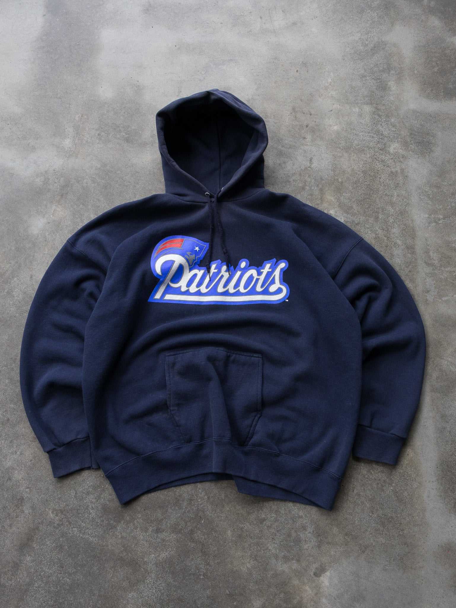 Vintage 90s New England Patriots Hoodie (XL)