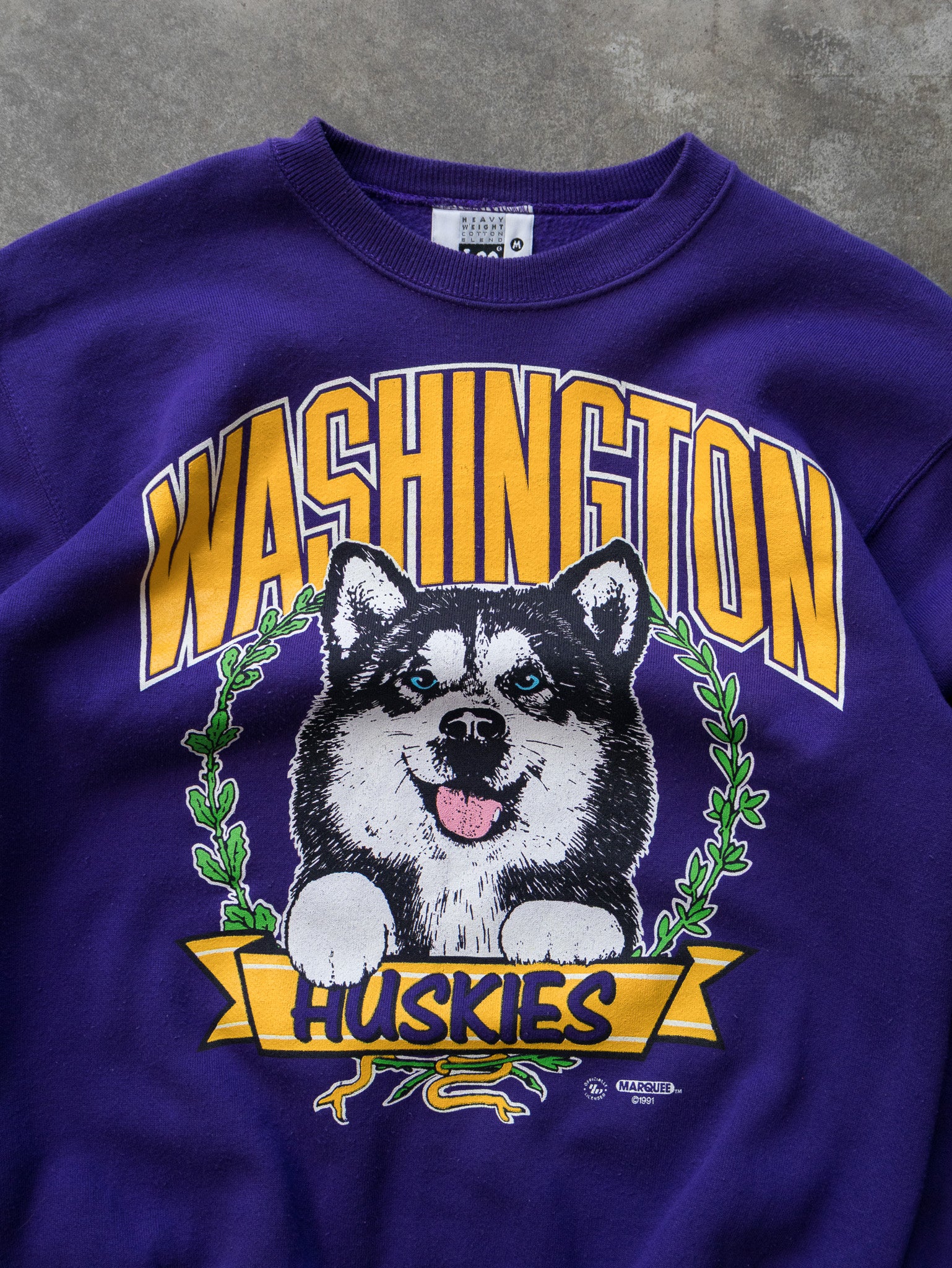 Vintage 1991 Washington Huskies Sweatshirt (S)