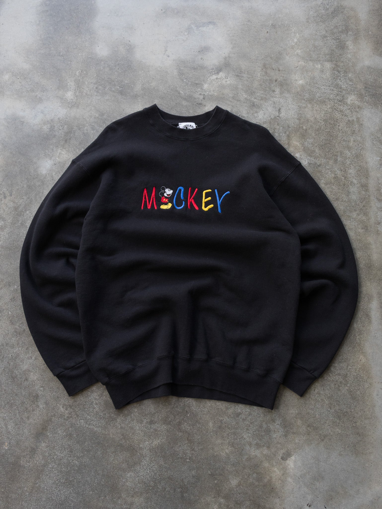 Vintage Black Mickey & Co. Sweatshirt (XL)