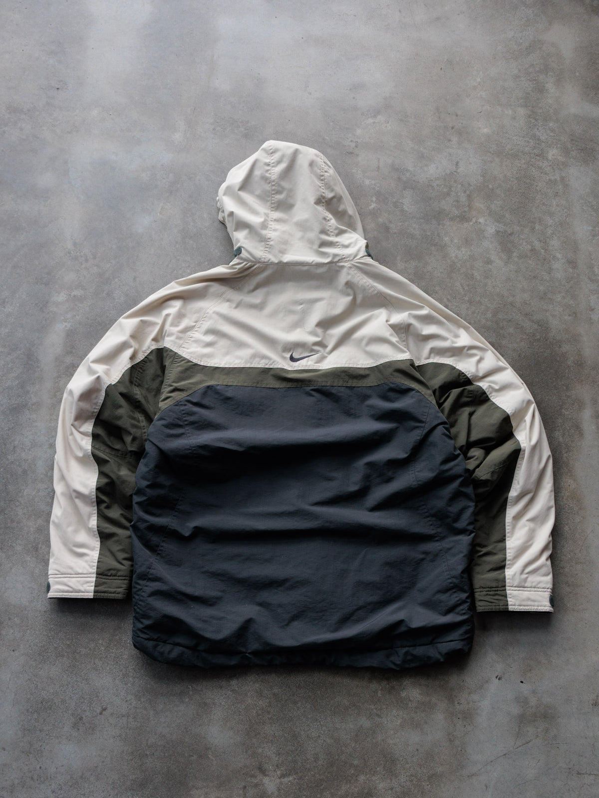 Vintage 90s Black Nike Colourblock Jacket (M)