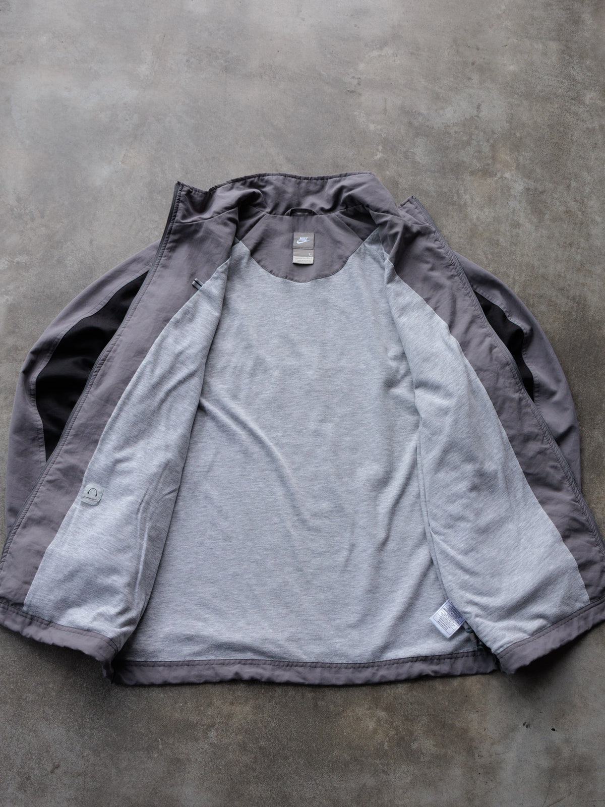 Vintage Grey Nike Colourblock Track Jacket (L)