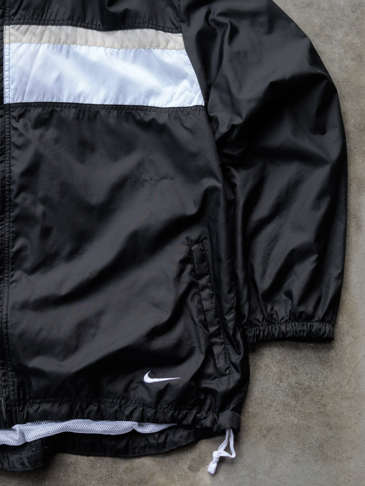 Vintage 00s Black Nike Windbreaker (2XL)