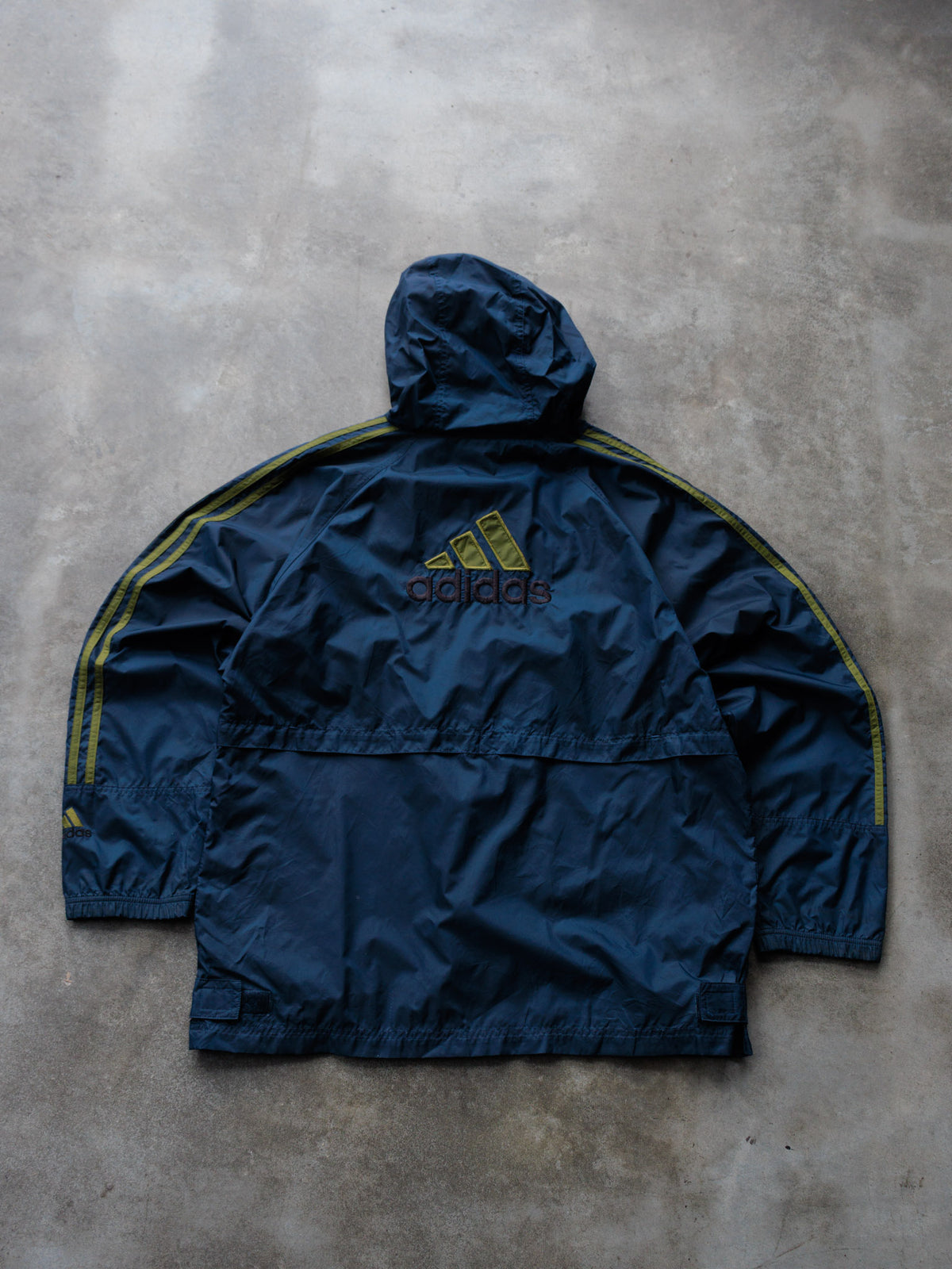Vintage Navy Adidas Windbreaker (M)