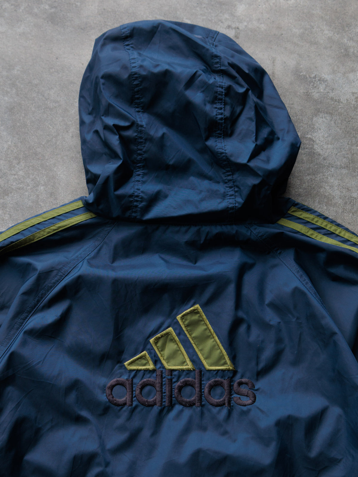 Vintage Navy Adidas Windbreaker (M)