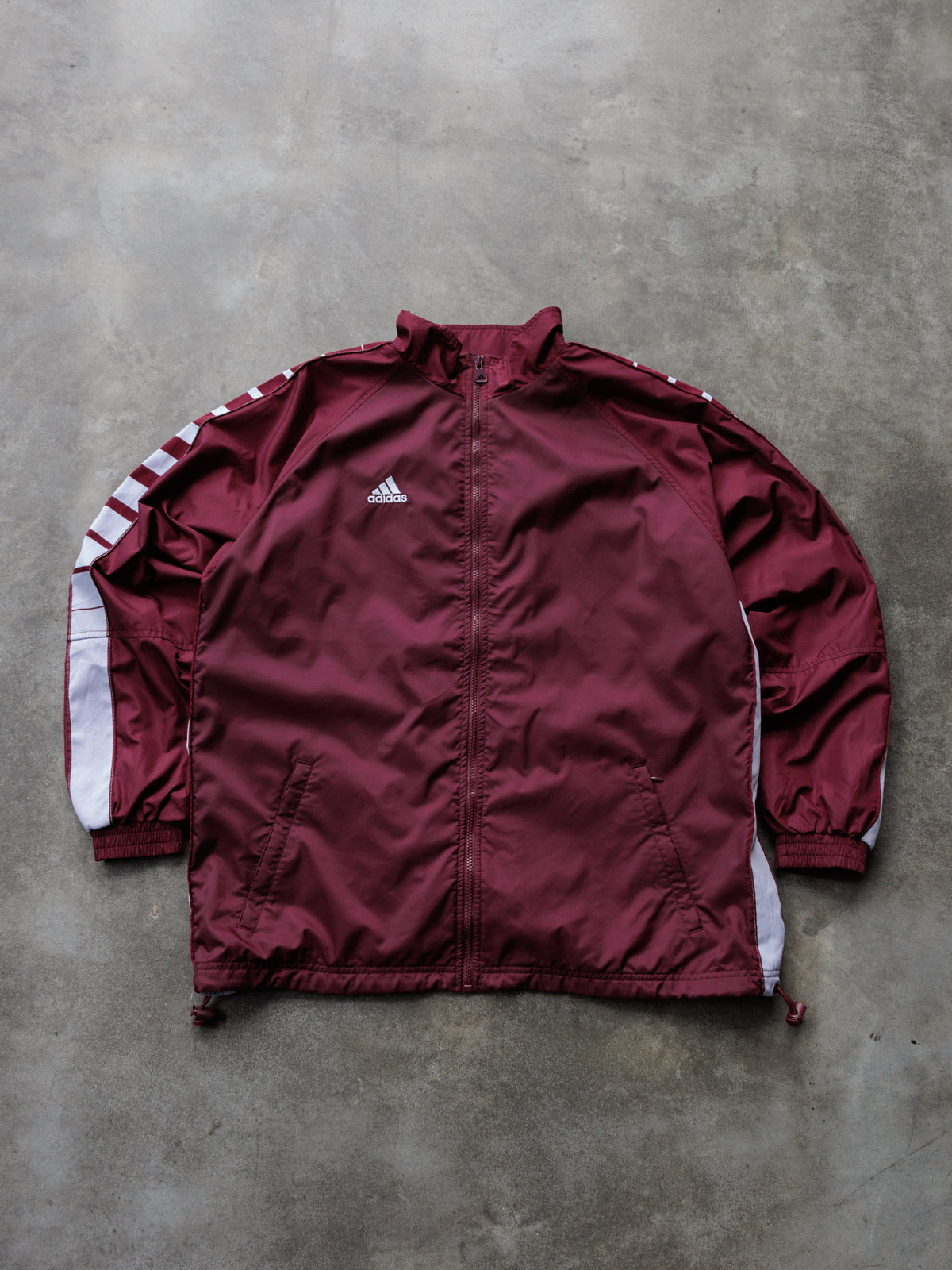 Vintage 00s Red Adidas Windbreaker (L)