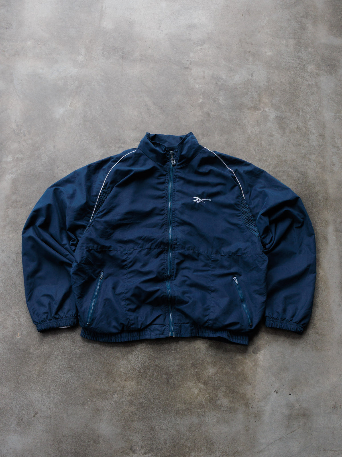 Vintage 90s Navy Reebok Jacket (L)