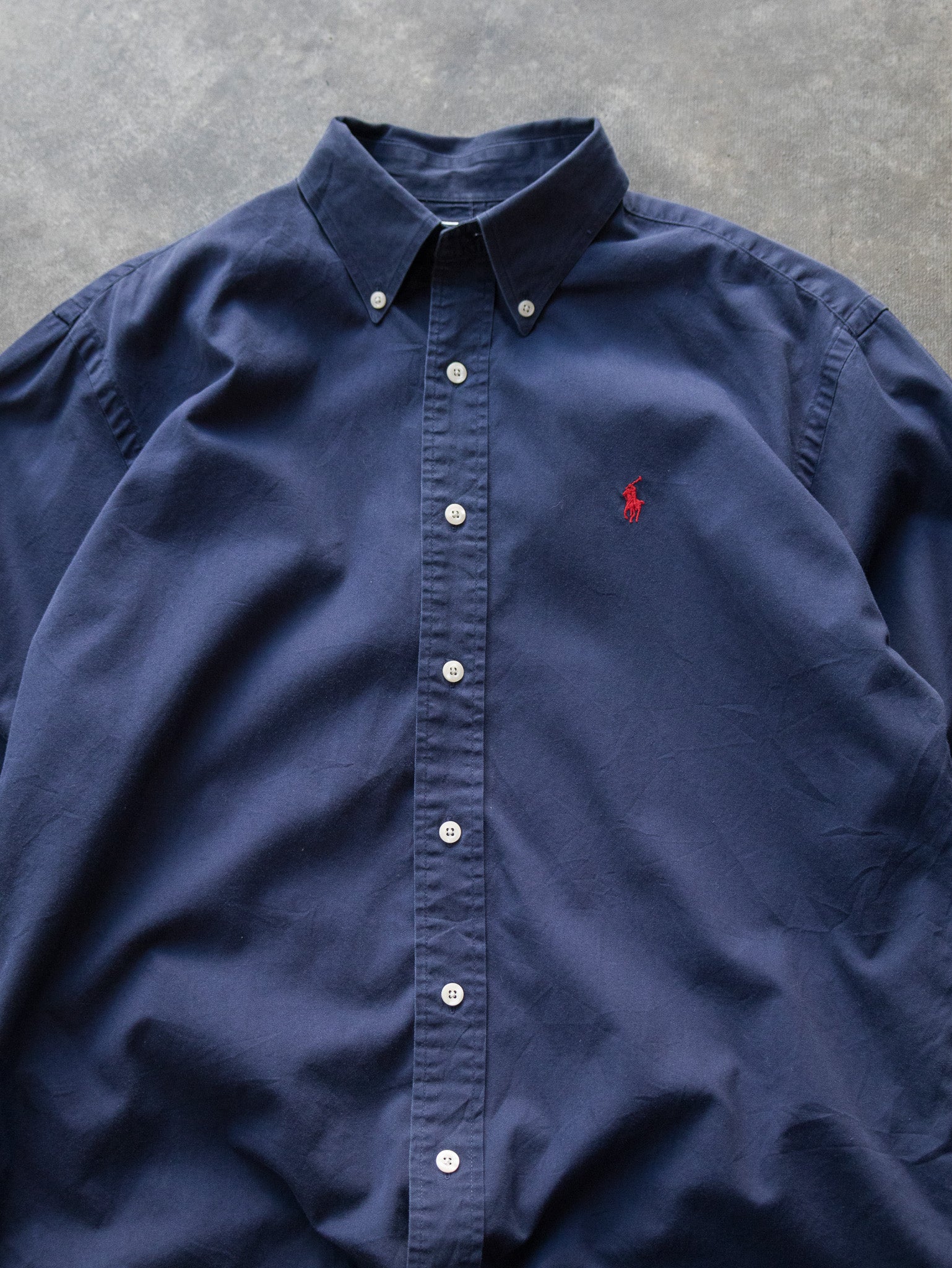 Vintage Navy Ralph Lauren Shirt (M)