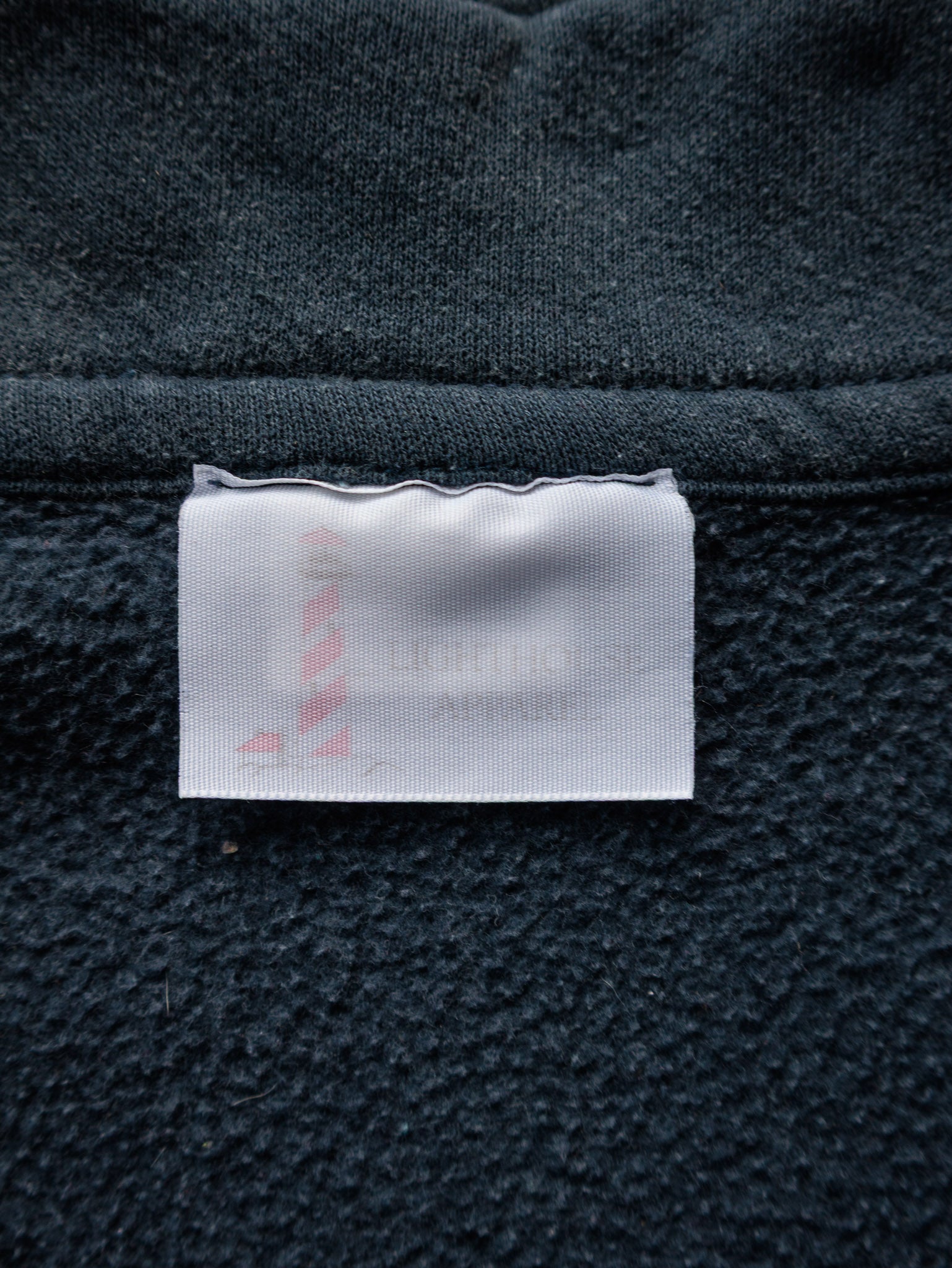 Vintage Navy Snoopy Peanuts Quarter Zip Sweatshirt (L)