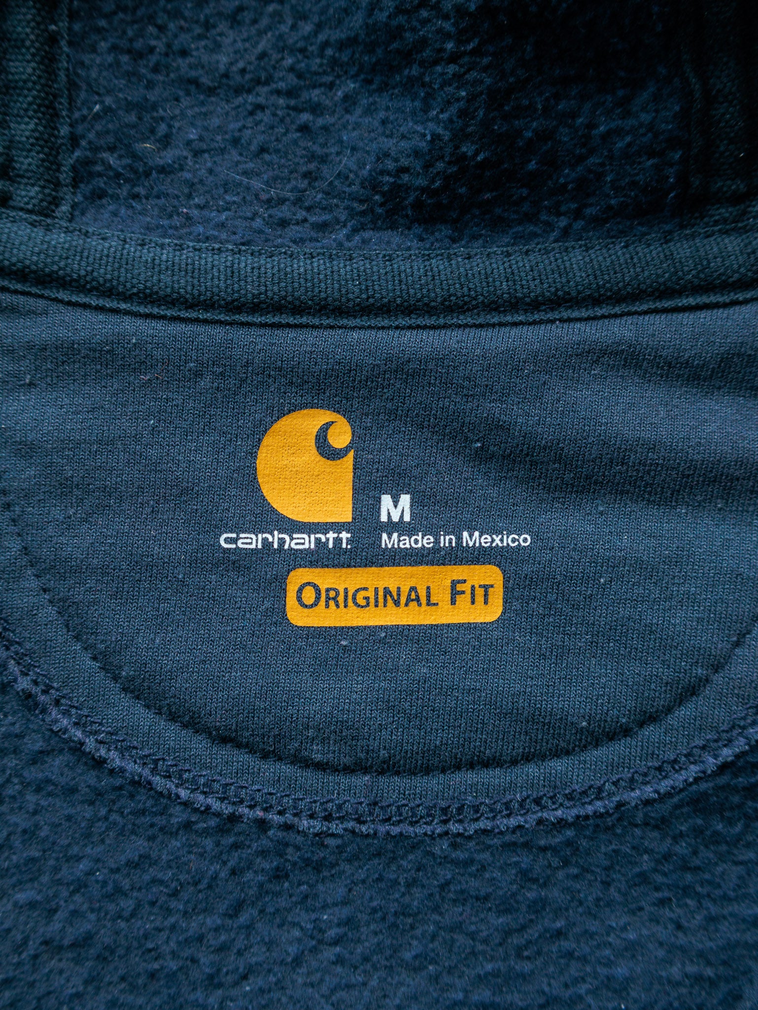 Vintage Navy Carhartt Zip Hoodie (M)