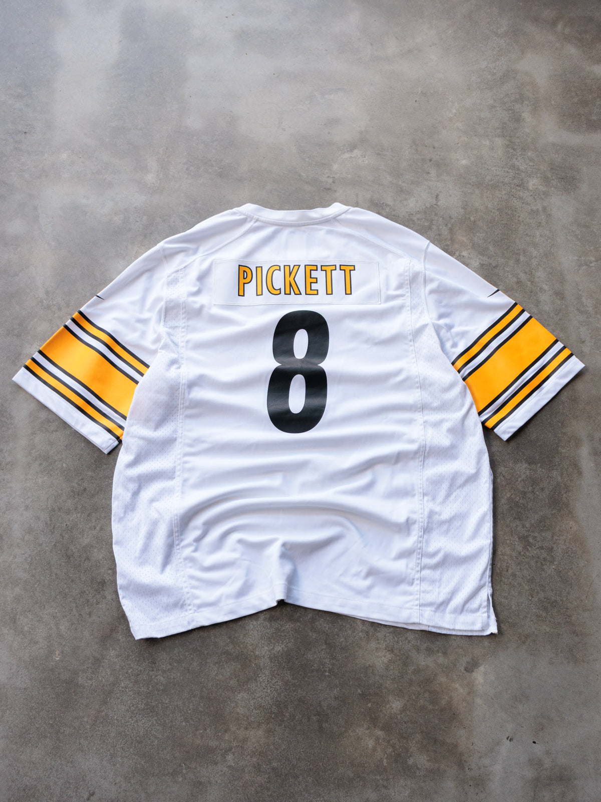 White Nike Pittsburgh Steelers Pickett Jersey (2XL)