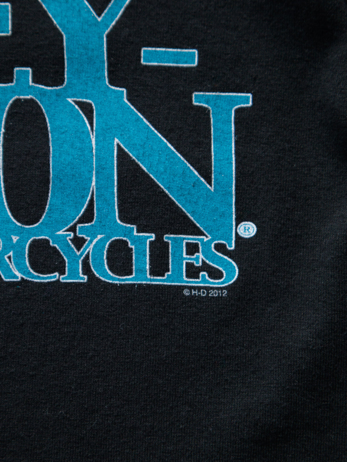 Vintage 2012 Black Harley-Davidson Ithaca Cayuta New York Long Sleeve Tee (L)