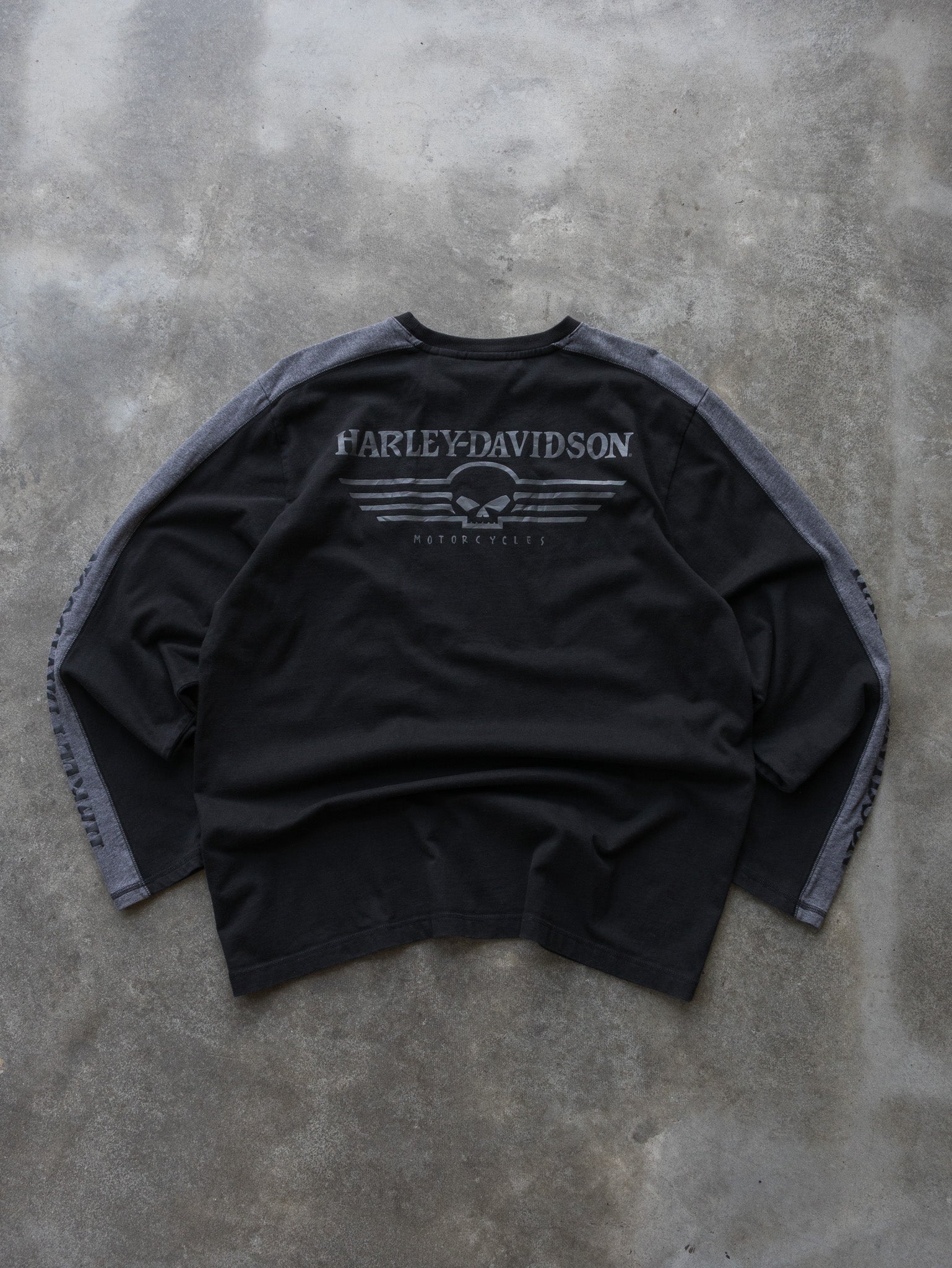 Vintage Black Harley-Davidson Long Sleeve (XL)