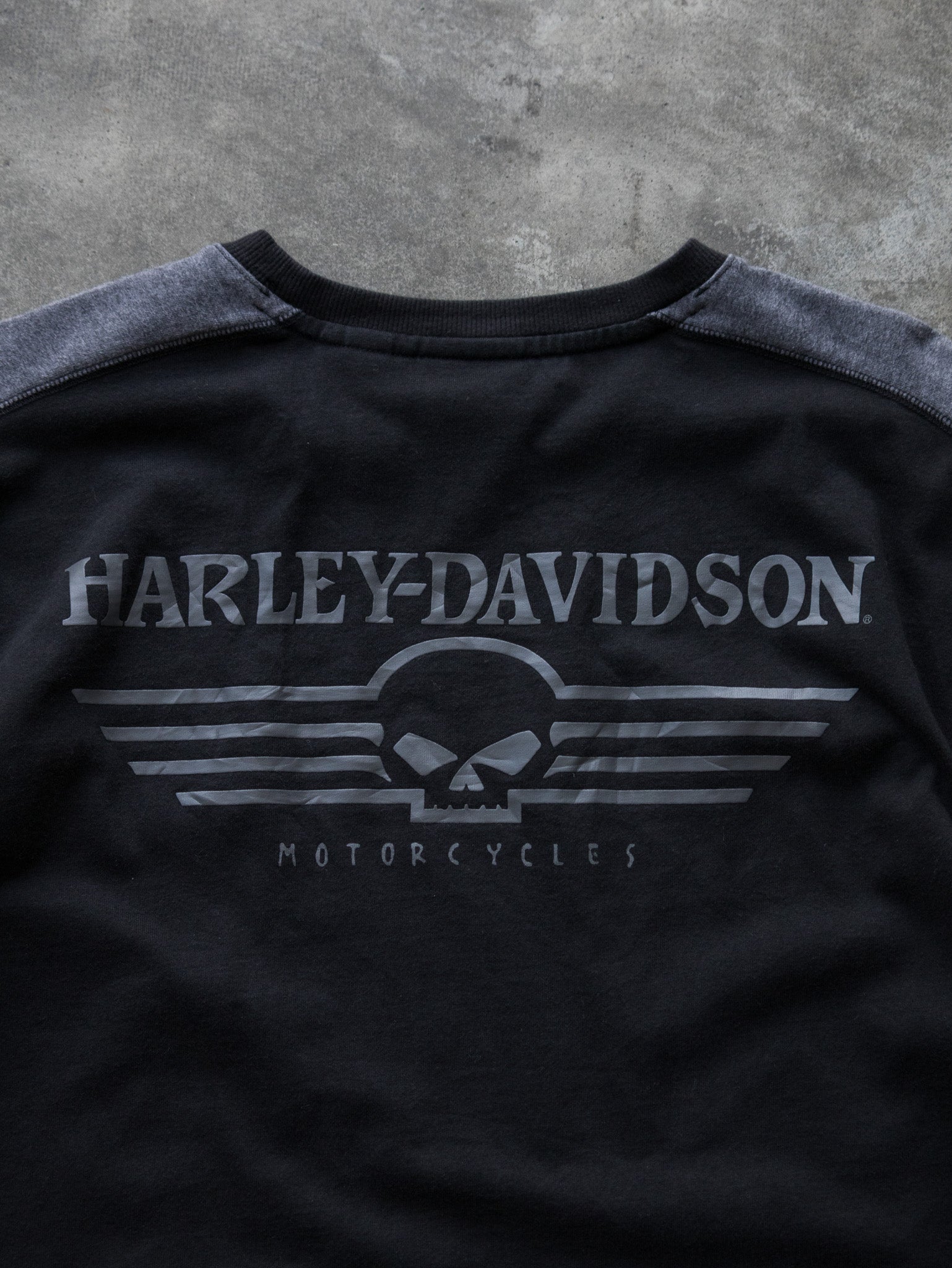 Vintage Black Harley-Davidson Long Sleeve (XL)