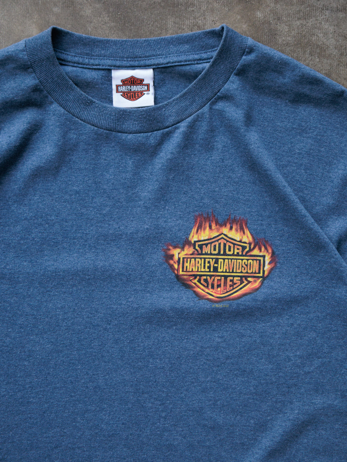 Vintage Blue Harley-Davidson Orlando Florida Tee (XL)