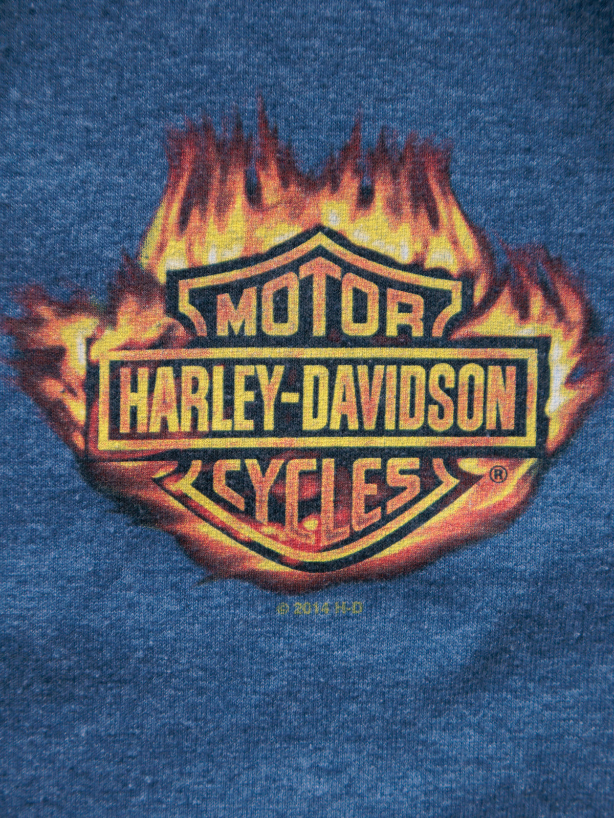 Vintage Blue Harley-Davidson Orlando Florida Tee (XL)