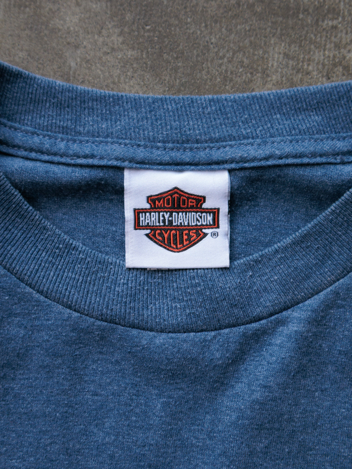 Vintage Blue Harley-Davidson Orlando Florida Tee (XL)