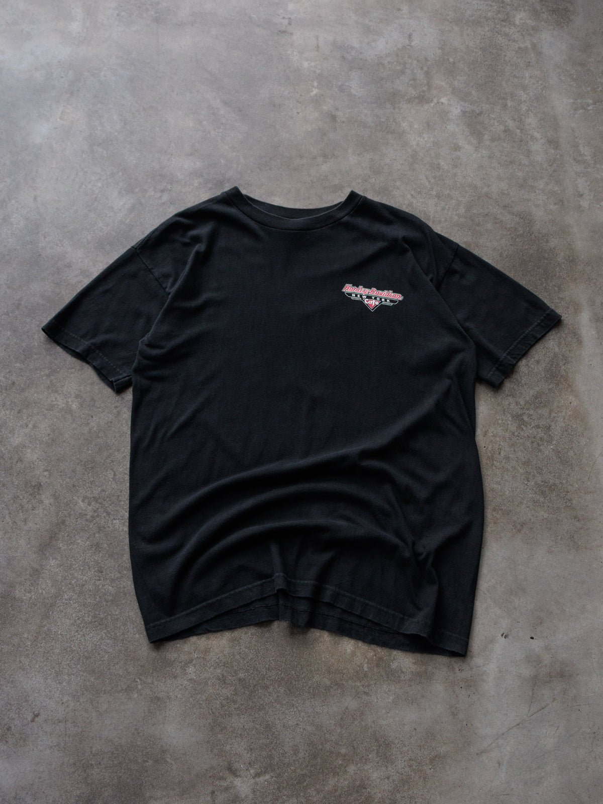 Vintage Black Harley-Davidson New York Tee (M)