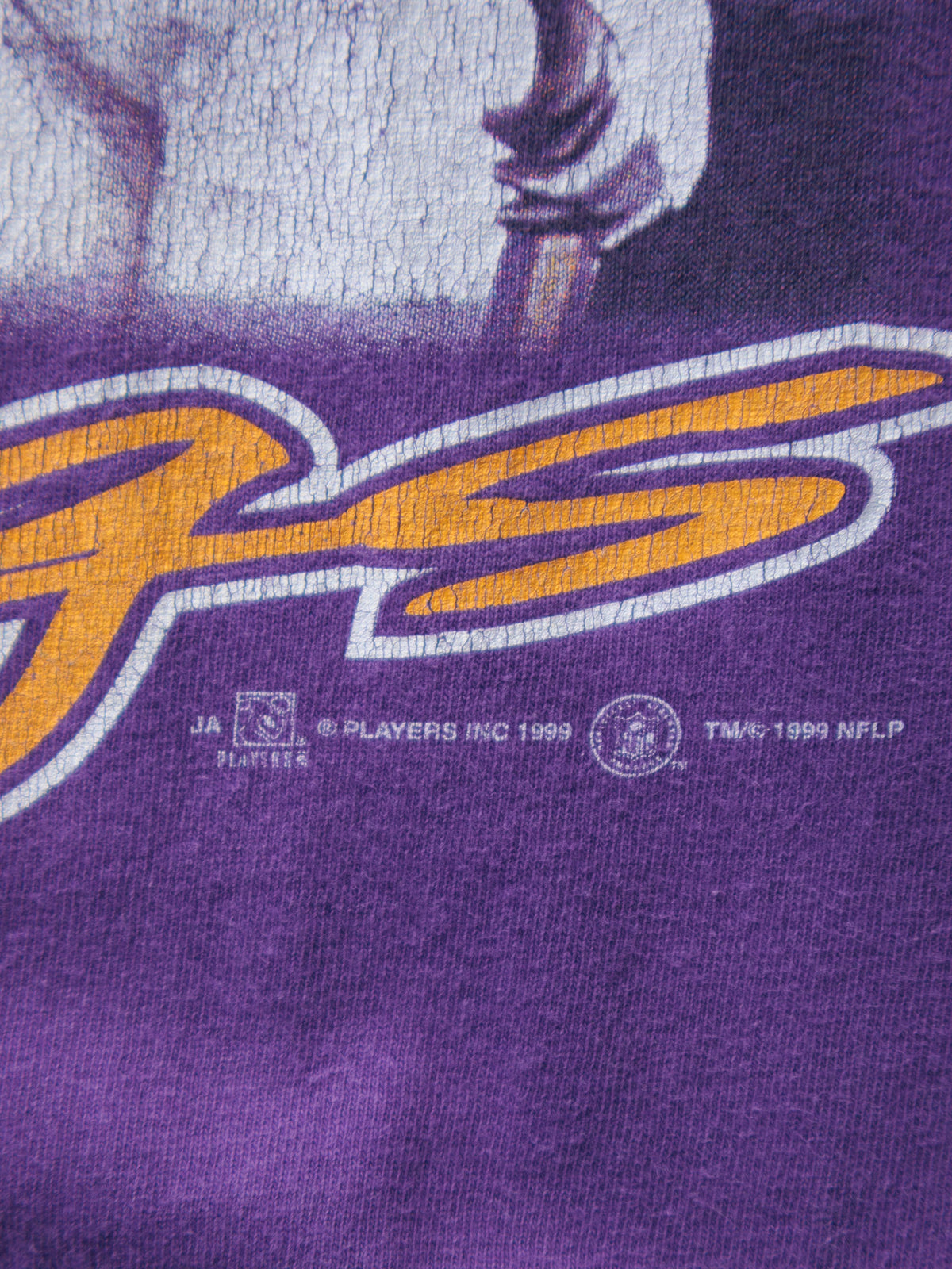 Vintage 1999 Purple Minnesota Vikings Randy Moss Tee (L)
