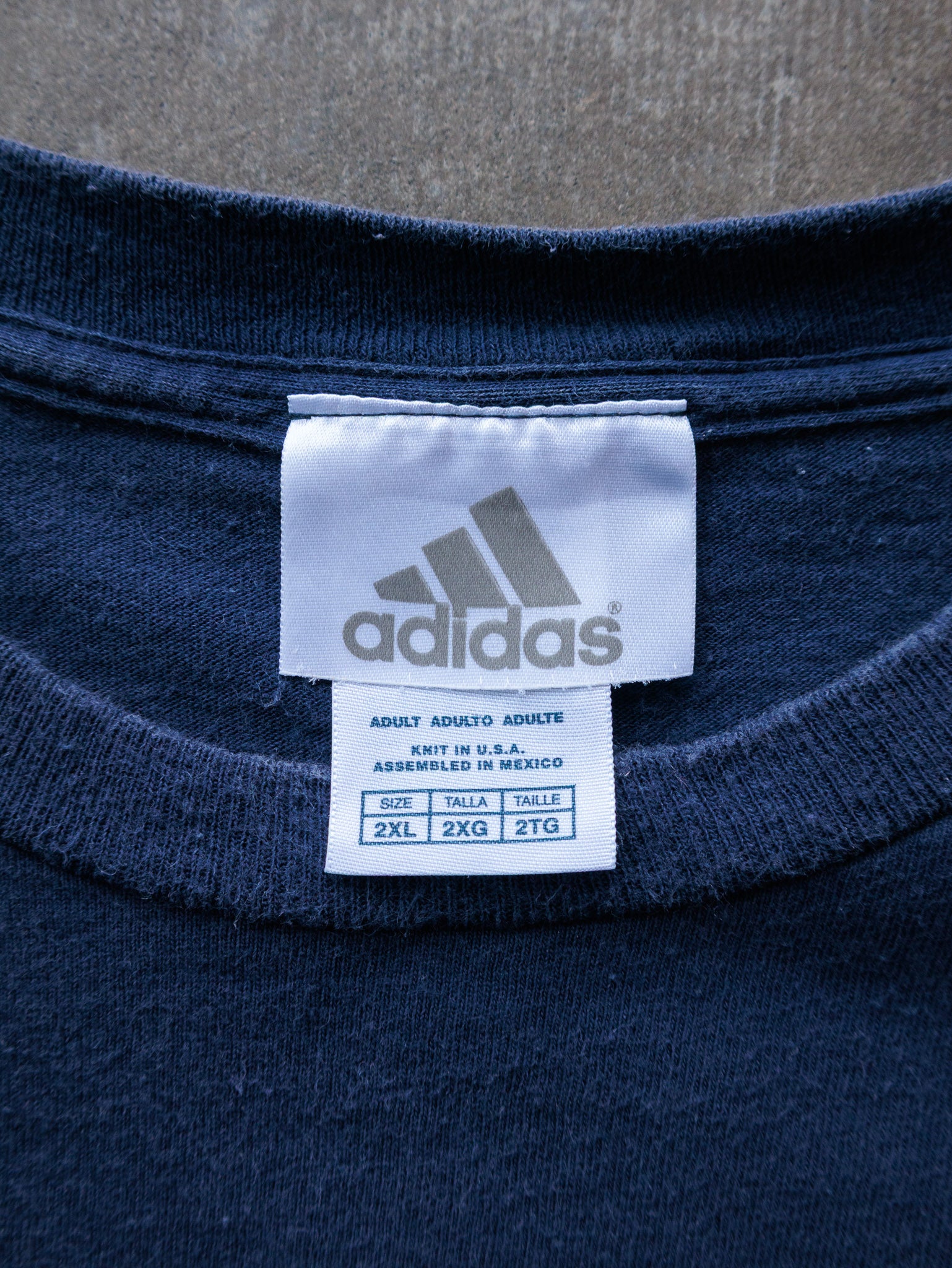Vintage 00s Navy Adidas Boise State Tee (2XL)