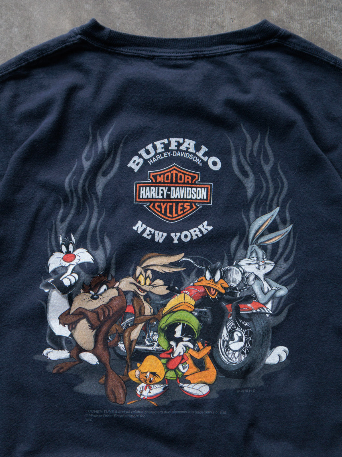 Vintage 2010 Black Harley-Davidson Buffalo New York Tee (L)