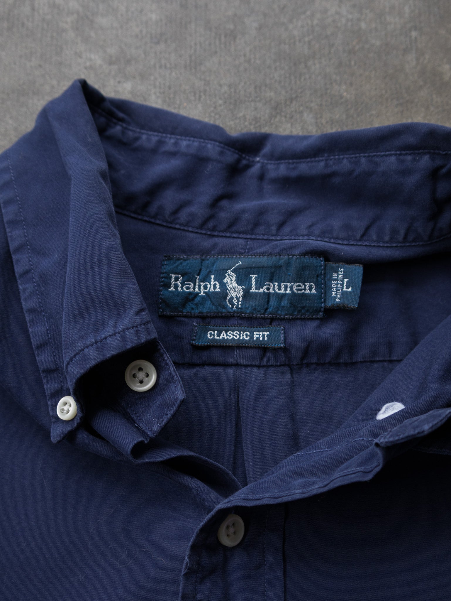 Vintage Navy Ralph Lauren Shirt (L)