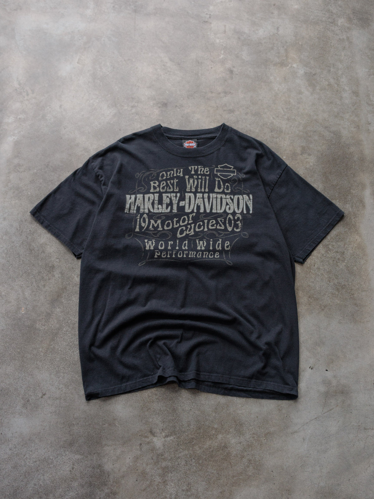 Vintage Black Harley-Davidson Omaha Nebraska Tee (XL)