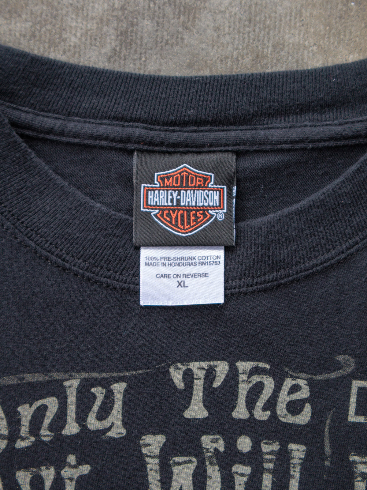 Vintage Black Harley-Davidson Omaha Nebraska Tee (XL)