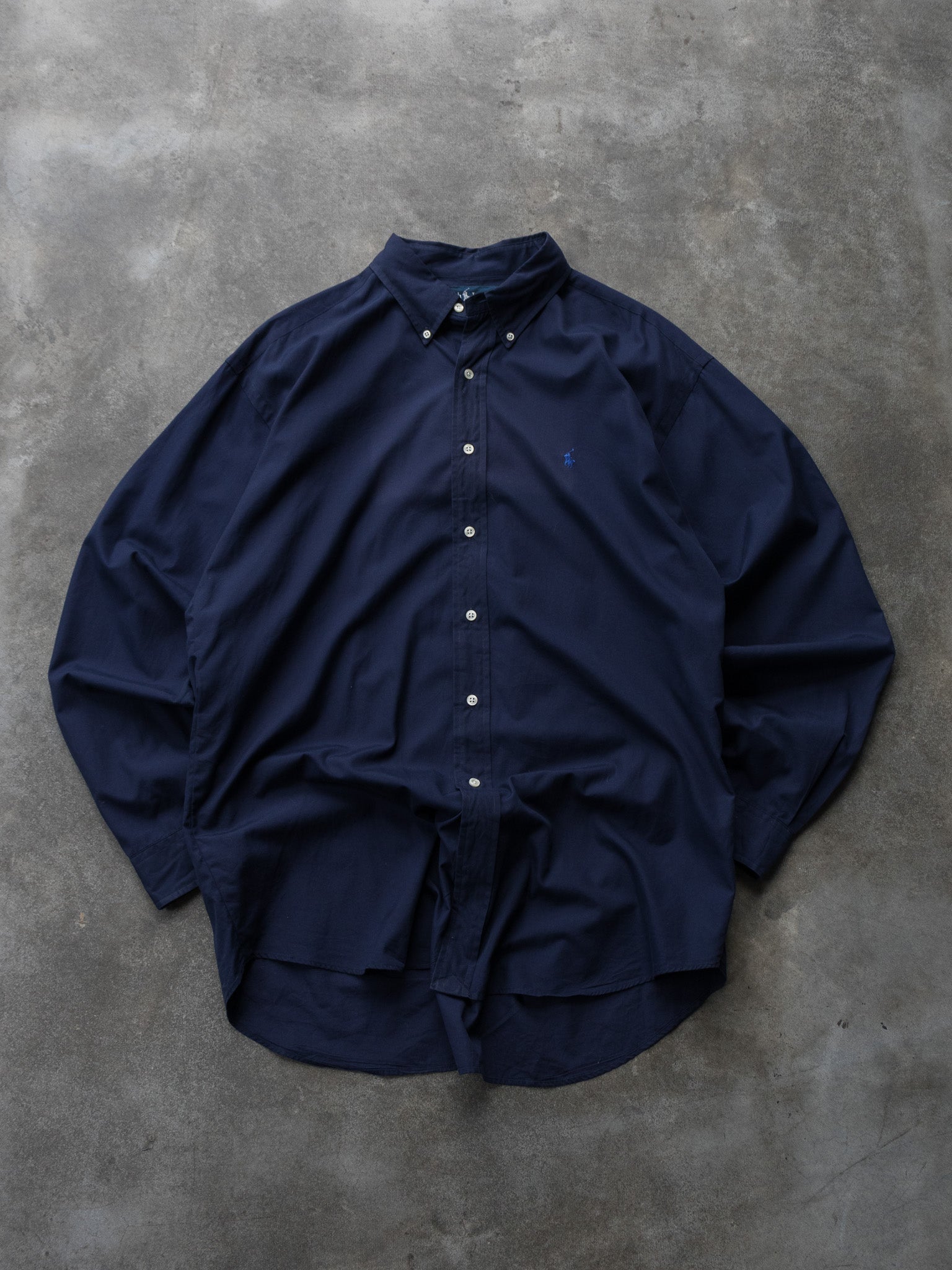 Vintage Navy Ralph Lauren Shirt (XL)
