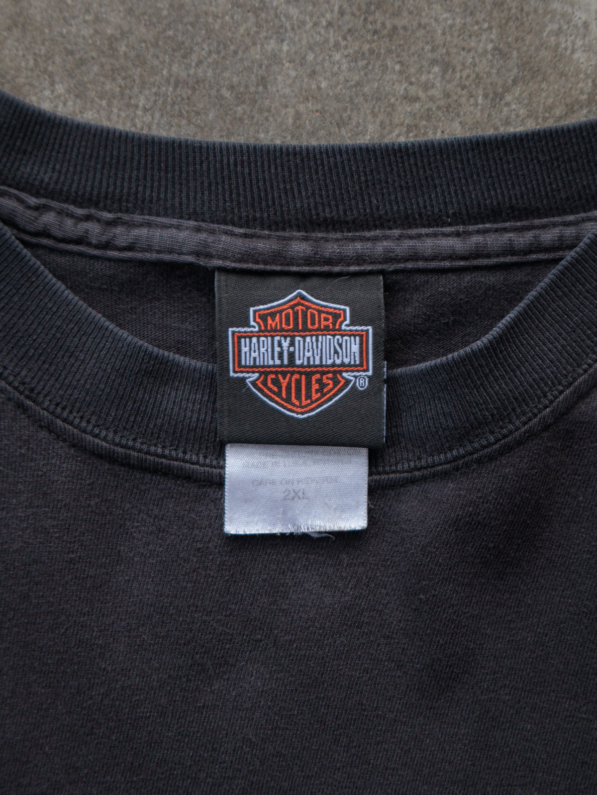 Vintage Black Harley-Davidson Reno Nevada Tee (2XL)