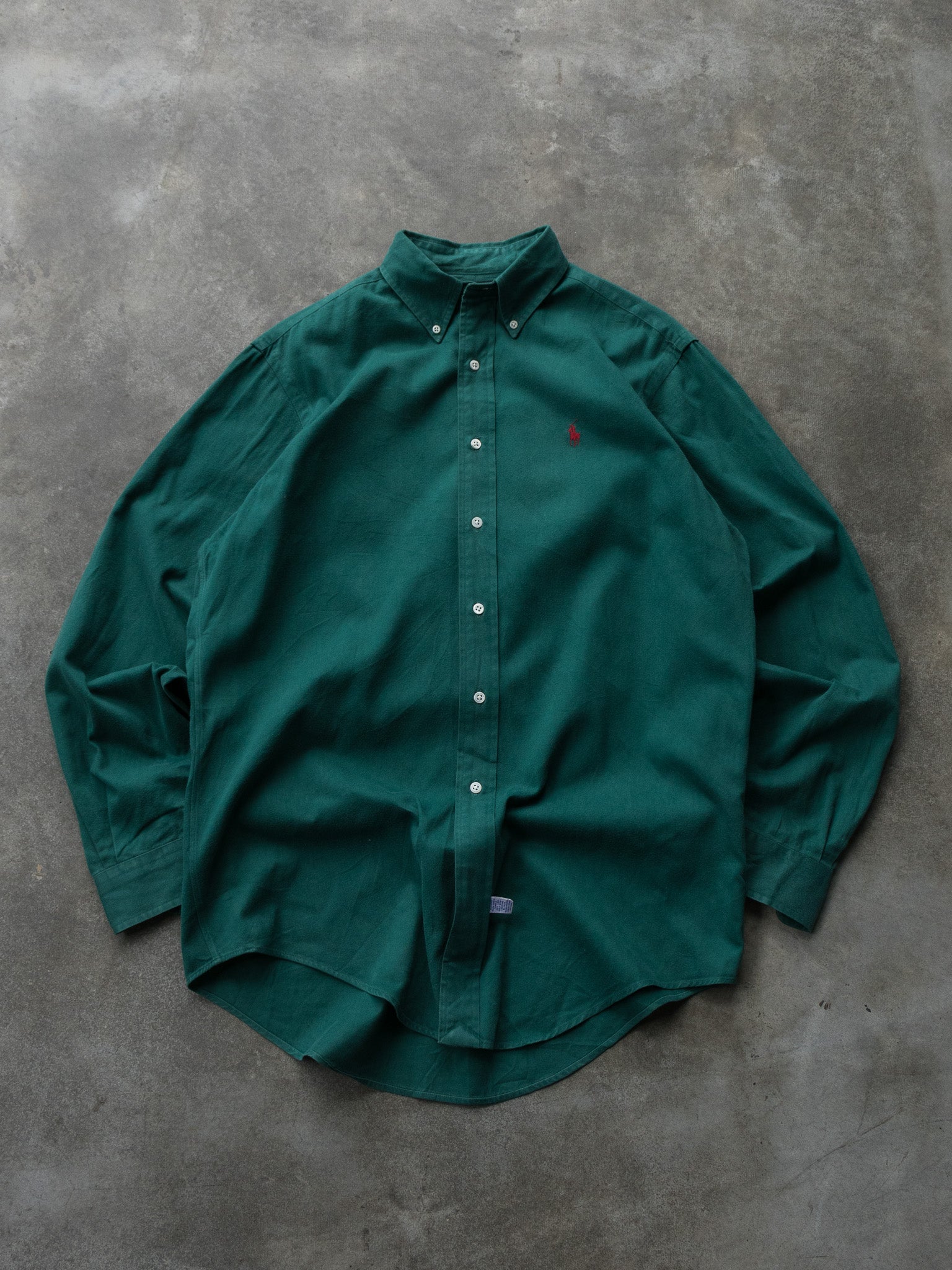 Vintage Green Ralph Lauren Shirt (M)