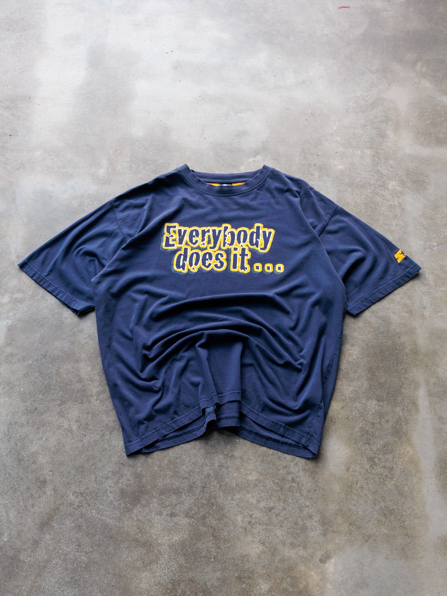 Vintage 00s Navy Starter Michigan Just Does It Better Tee (XL)