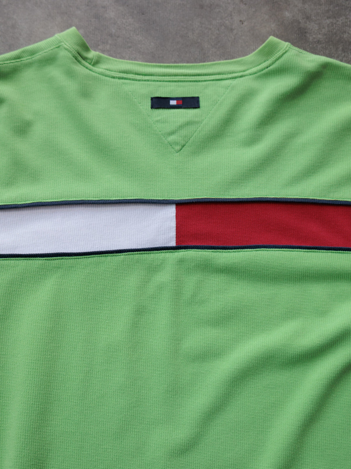Vintage 00s Green Tommy Jeans Tee (L)