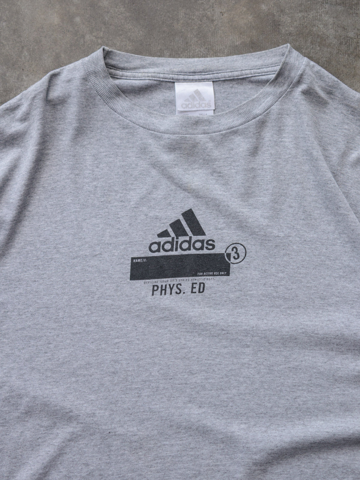 Vintage Grey Adidas Phys. Ed Tee (L)