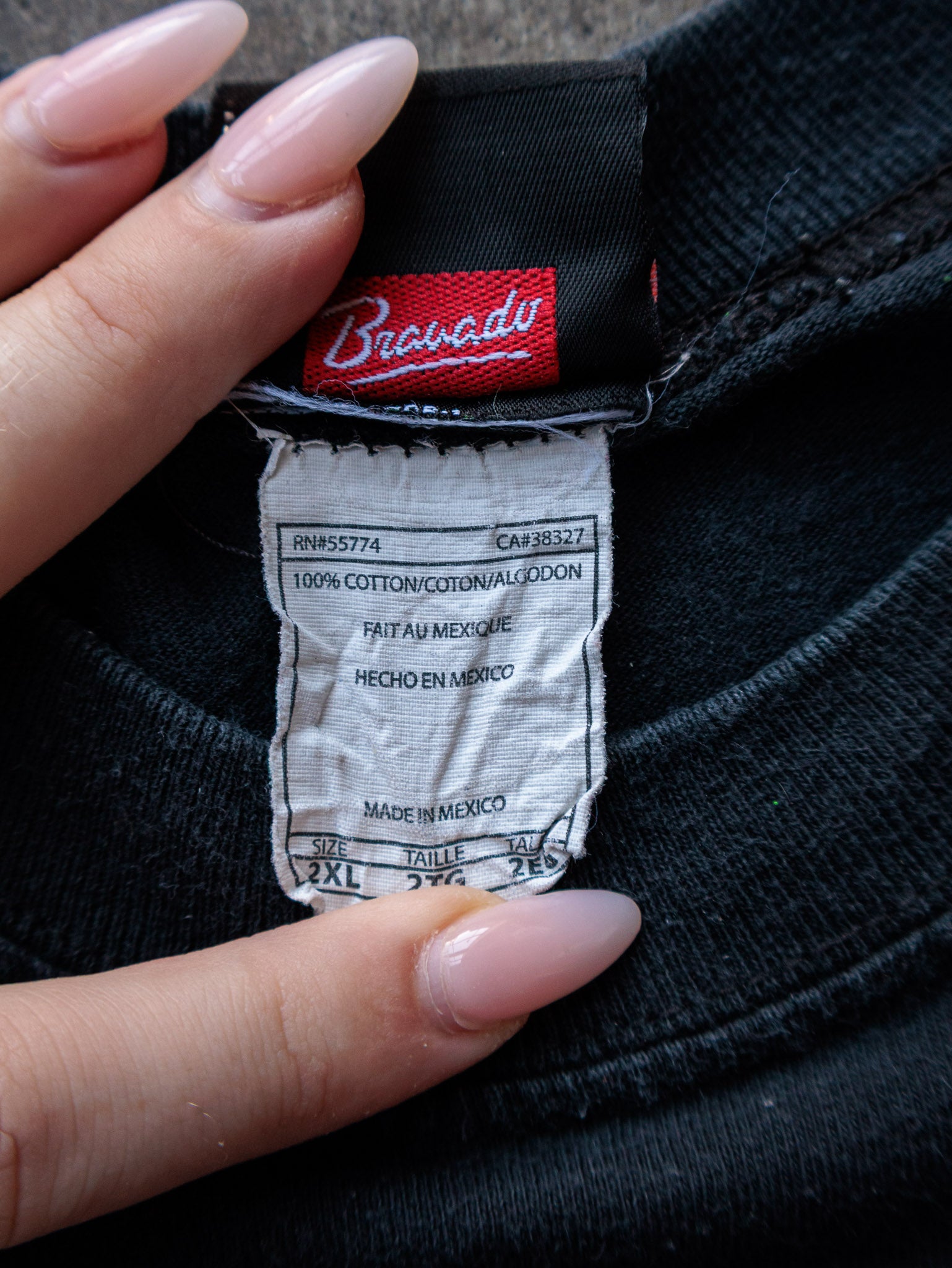 Vintage 00s Black Harley-Davidson Pasadena Texas Tank (2XL)