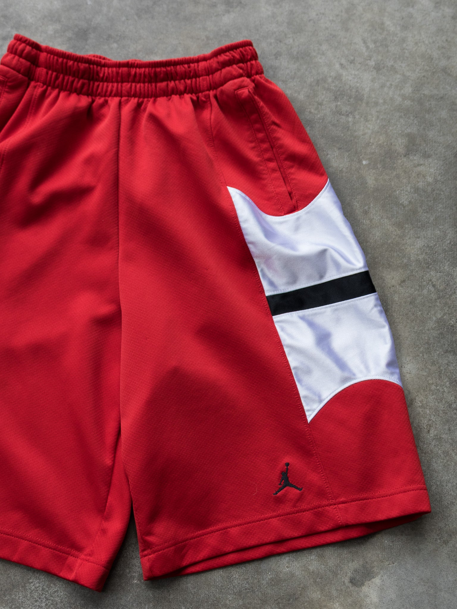 Vintage Red Jordan Basketball Shorts (S)